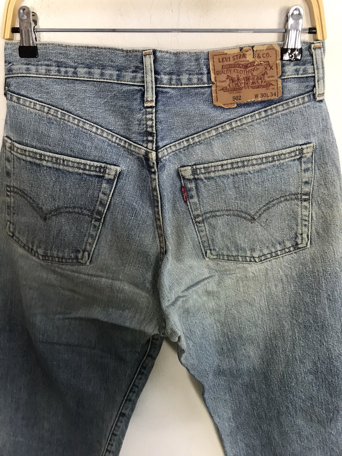 Levi's × Levi's Vintage Clothing Selvedge Levi's 502 Japan Big E Denim Crop Shorts Pants Size US 30 / EU 46 - 4 Thumbnail