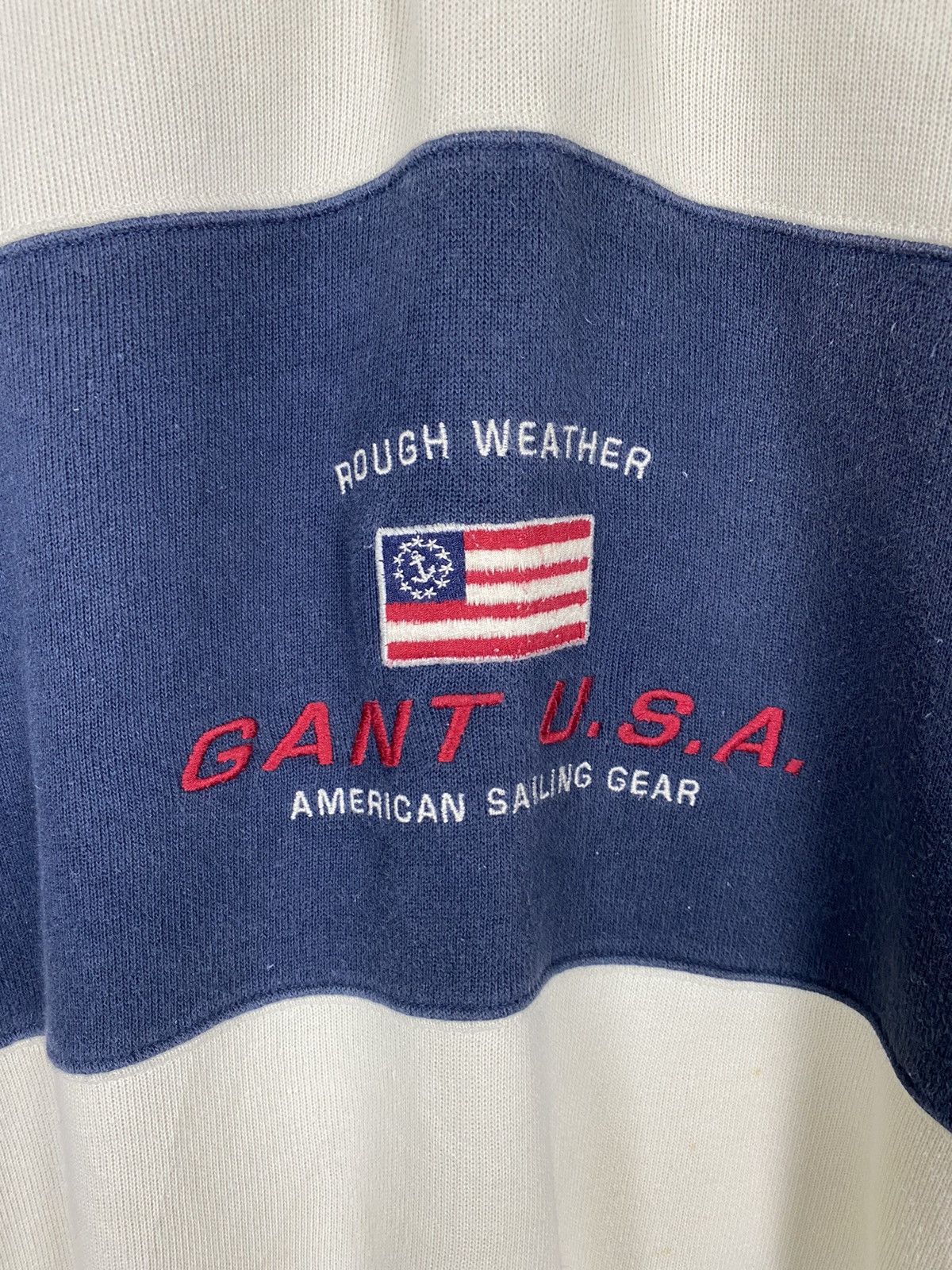 Gant × Vintage VINTAGE GANT USA COLLAR SWEATER Size US L / EU 52-54 / 3 - 6 Thumbnail