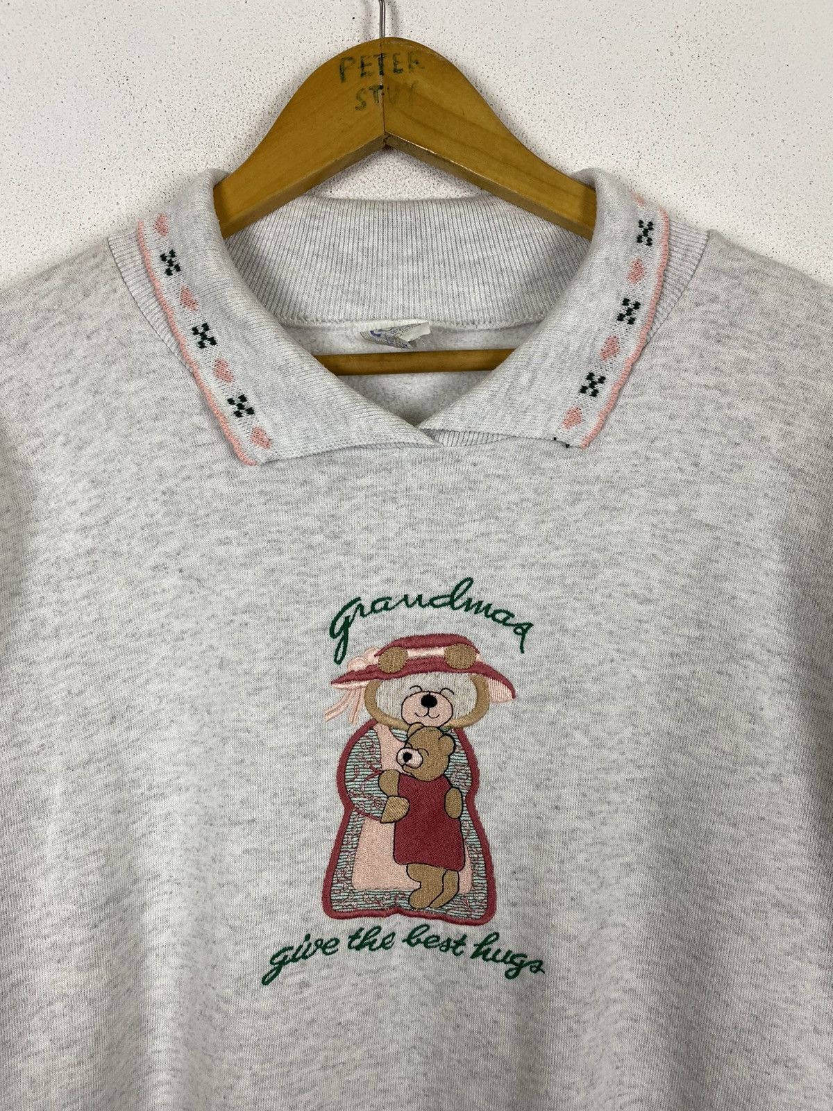 Vintage VINTAGE WON’S WEAR MADE USA COLLAR SWEATER Size US XL / EU 56 / 4 - 3 Thumbnail