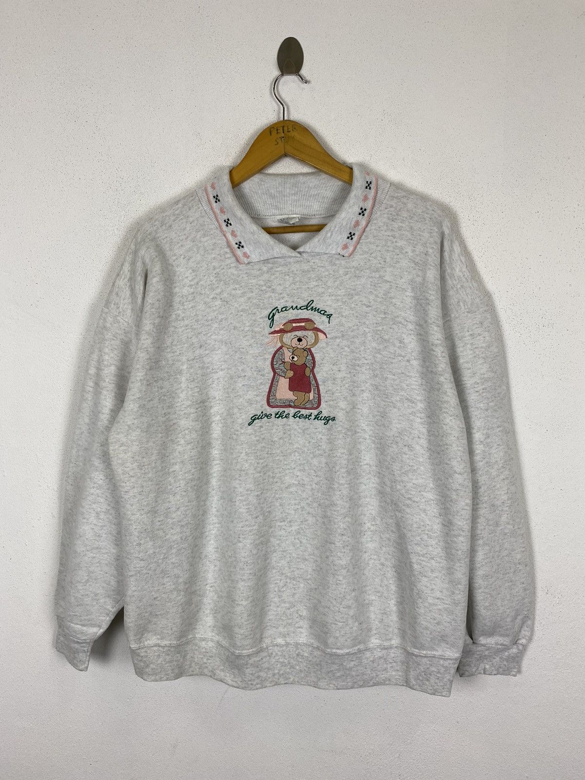 Vintage VINTAGE WON’S WEAR MADE USA COLLAR SWEATER Size US XL / EU 56 / 4 - 2 Thumbnail