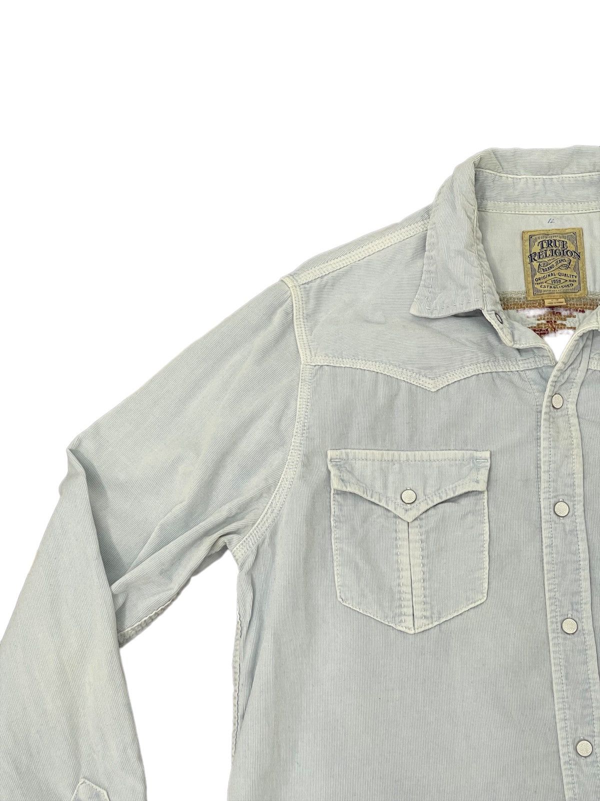True Religion Western Shirt Corduroy Native Woven True Religion 3🟩8 Size US M / EU 48-50 / 2 - 10 Thumbnail