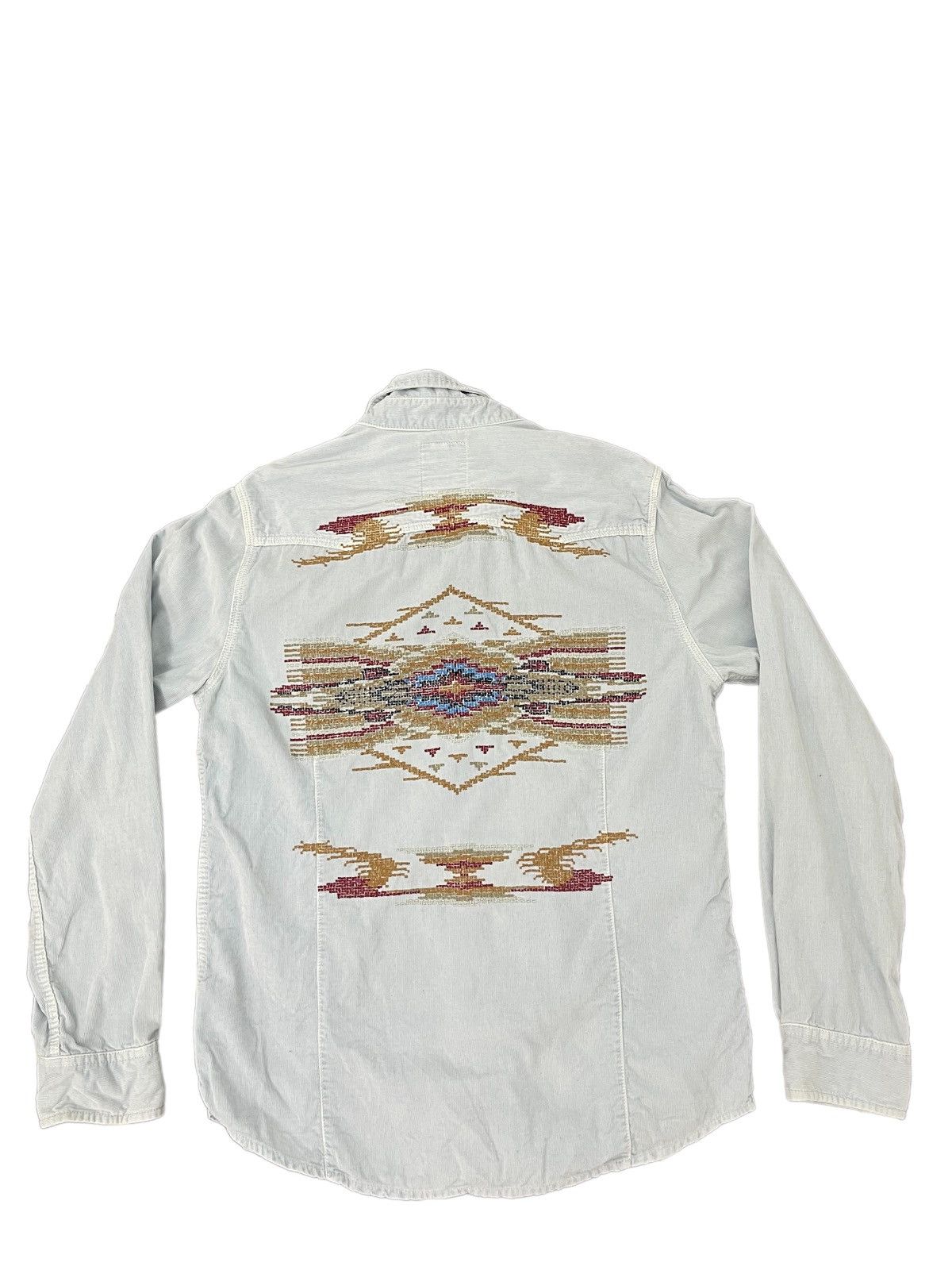 True Religion Western Shirt Corduroy Native Woven True Religion 3🟩8 Size US M / EU 48-50 / 2 - 2 Thumbnail
