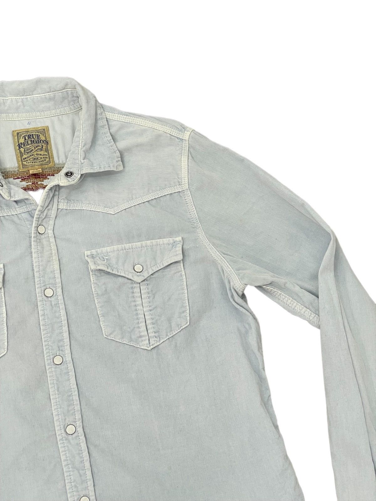 True Religion Western Shirt Corduroy Native Woven True Religion 3🟩8 Size US M / EU 48-50 / 2 - 11 Thumbnail