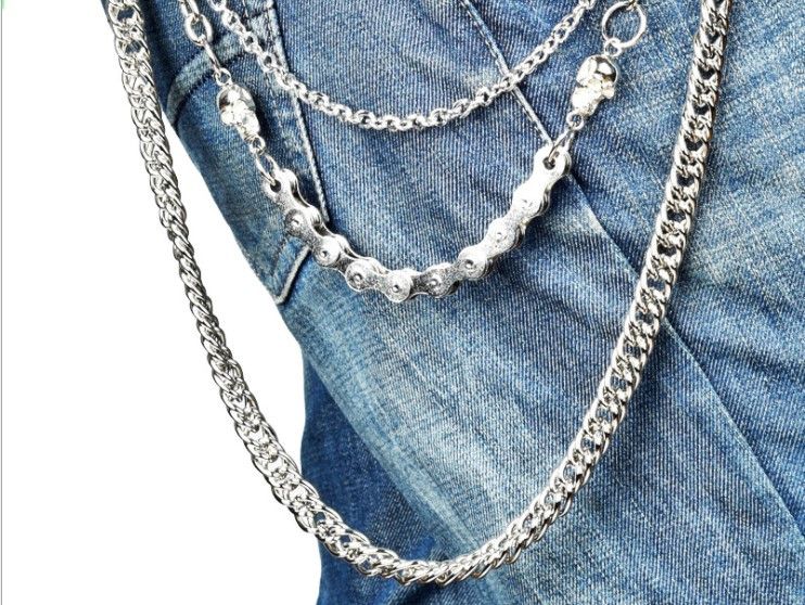 Jewelry Skull Waist Pants Key Chain Size ONE SIZE - 3 Thumbnail