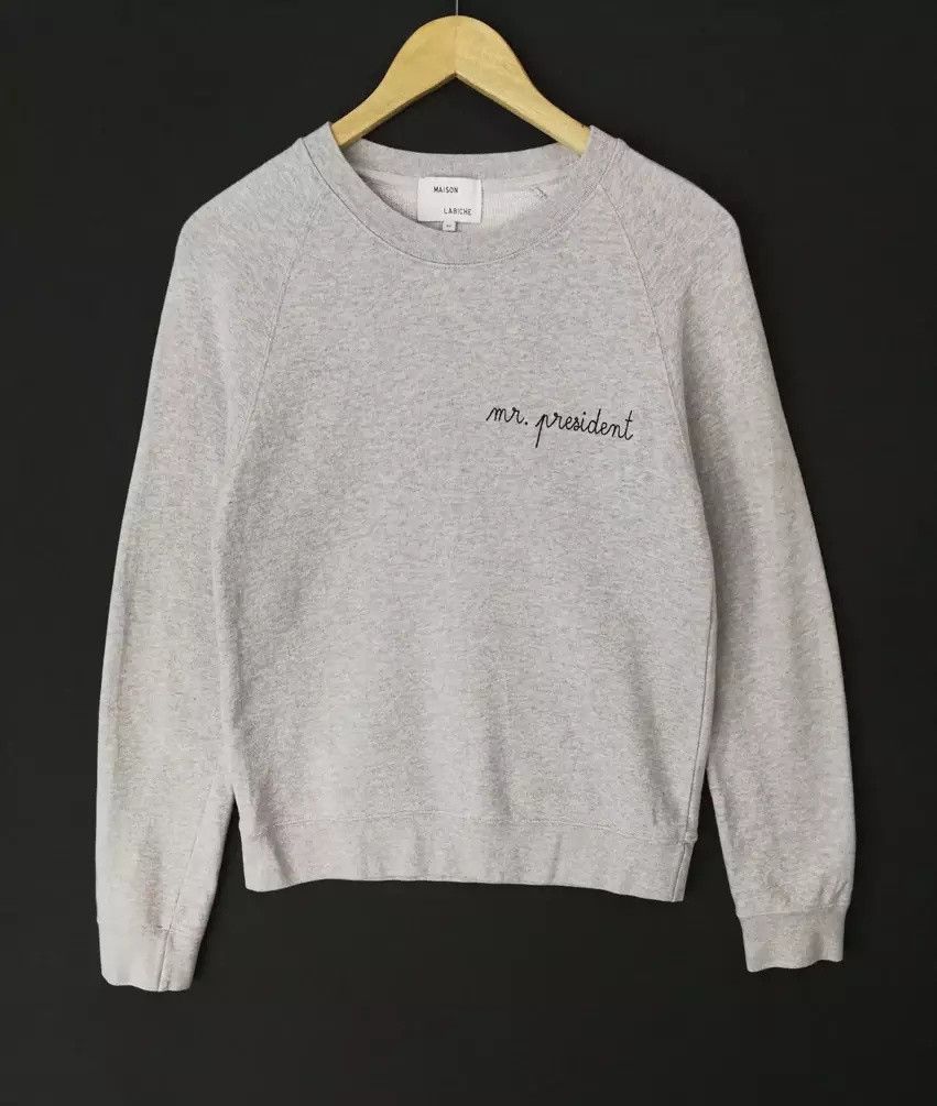 Maison Labiche Mainson Labiche mr prisedent Sweatshirt crewneck Size US XS / EU 42 / 0 - 1 Thumbnail