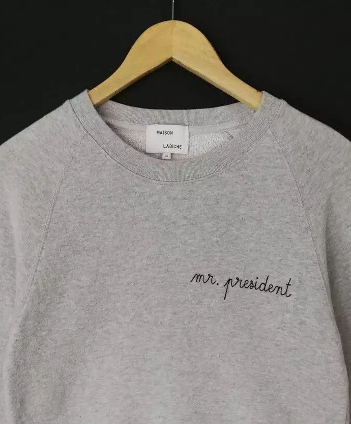 Maison Labiche Mainson Labiche mr prisedent Sweatshirt crewneck Size US XS / EU 42 / 0 - 3 Thumbnail