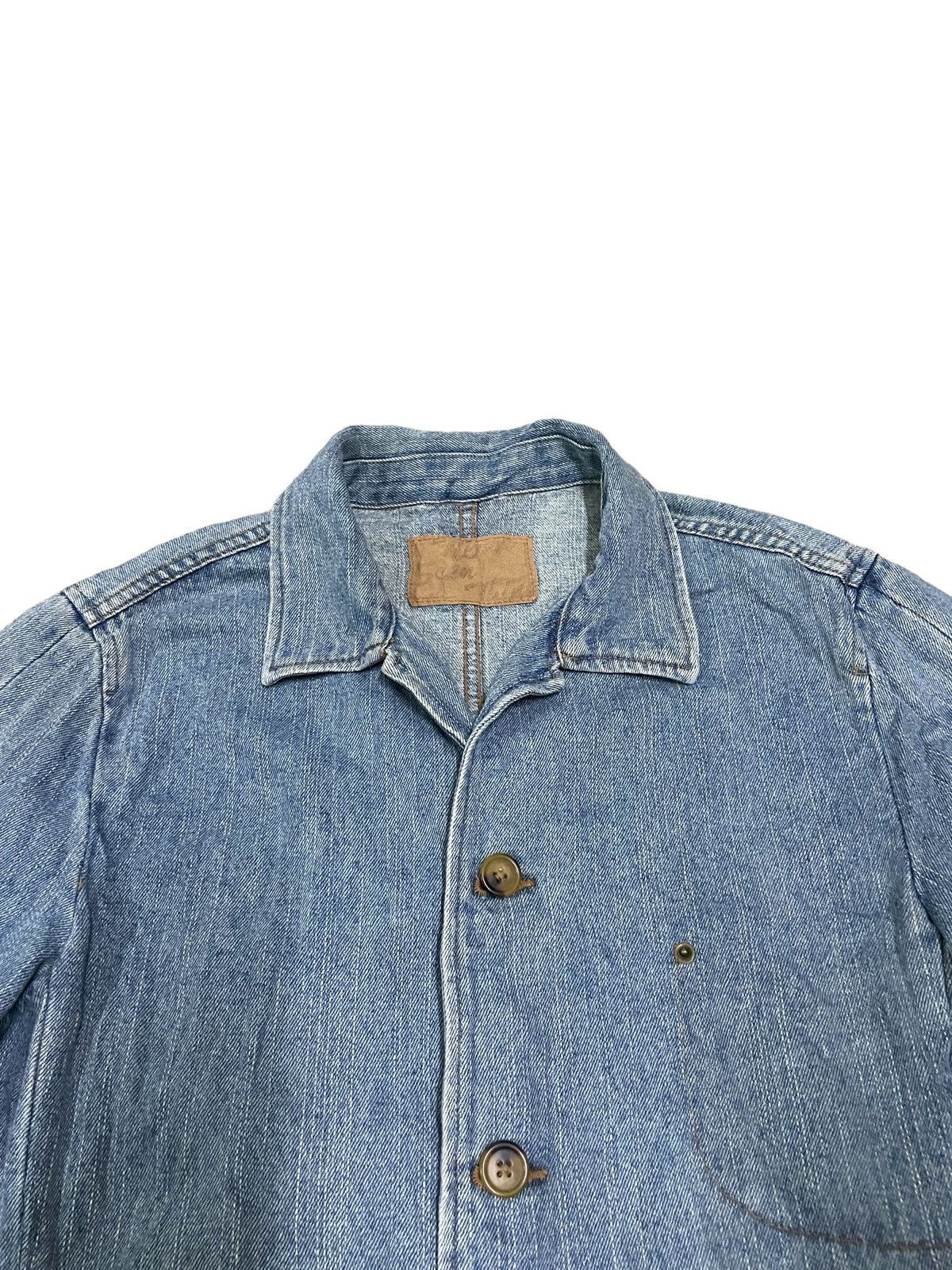 Japanese Brand Japanese Brand Never Seen Thing Denim Overshirt Size US M / EU 48-50 / 2 - 2 Thumbnail