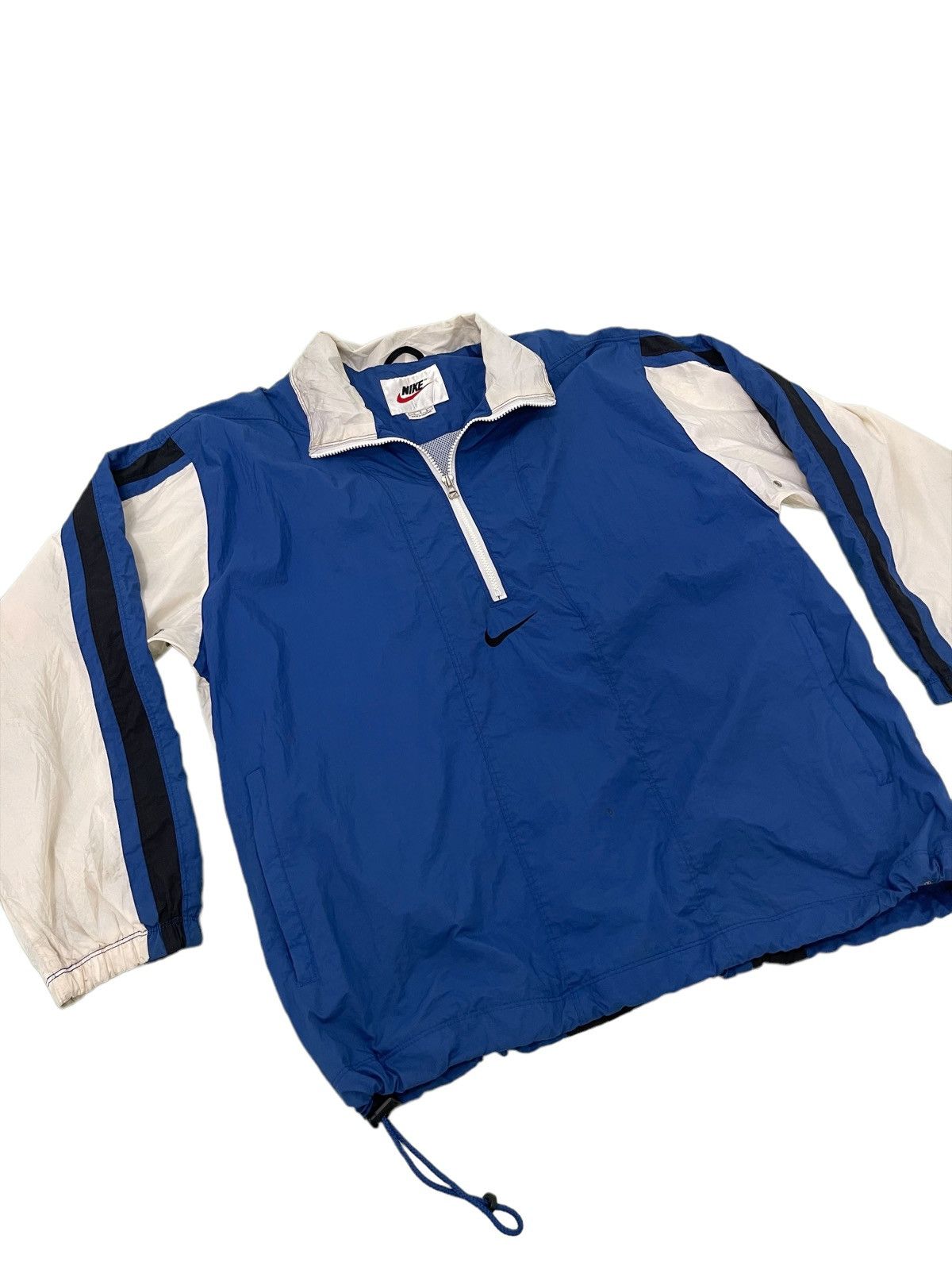 Nike 90s Nike Jumper Nylon Windbreaker Colour Block 3🟩8 Size US L / EU 52-54 / 3 - 6 Thumbnail