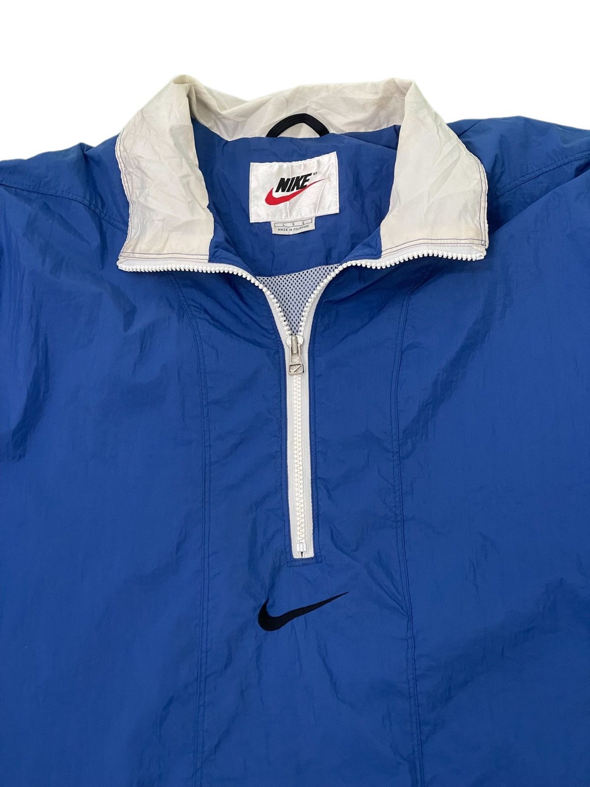 Nike 90s Nike Jumper Nylon Windbreaker Colour Block 3🟩8 Size US L / EU 52-54 / 3 - 10 Thumbnail
