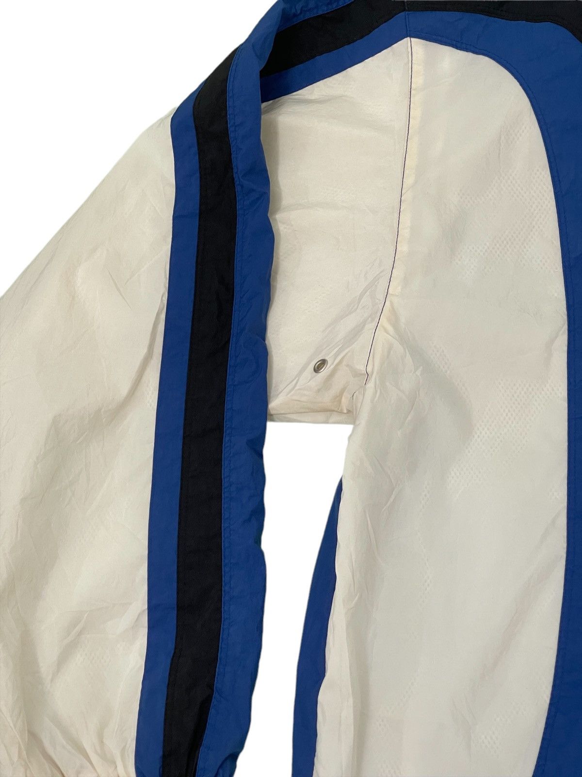 Nike 90s Nike Jumper Nylon Windbreaker Colour Block 3🟩8 Size US L / EU 52-54 / 3 - 3 Thumbnail