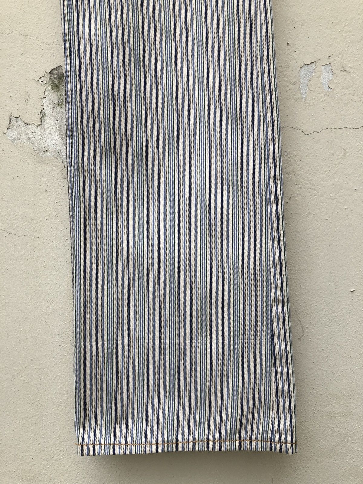 Vintage Japan Brand U.U Striped Cargo Bush Pant Flare Size US 30 / EU 46 - 13 Thumbnail