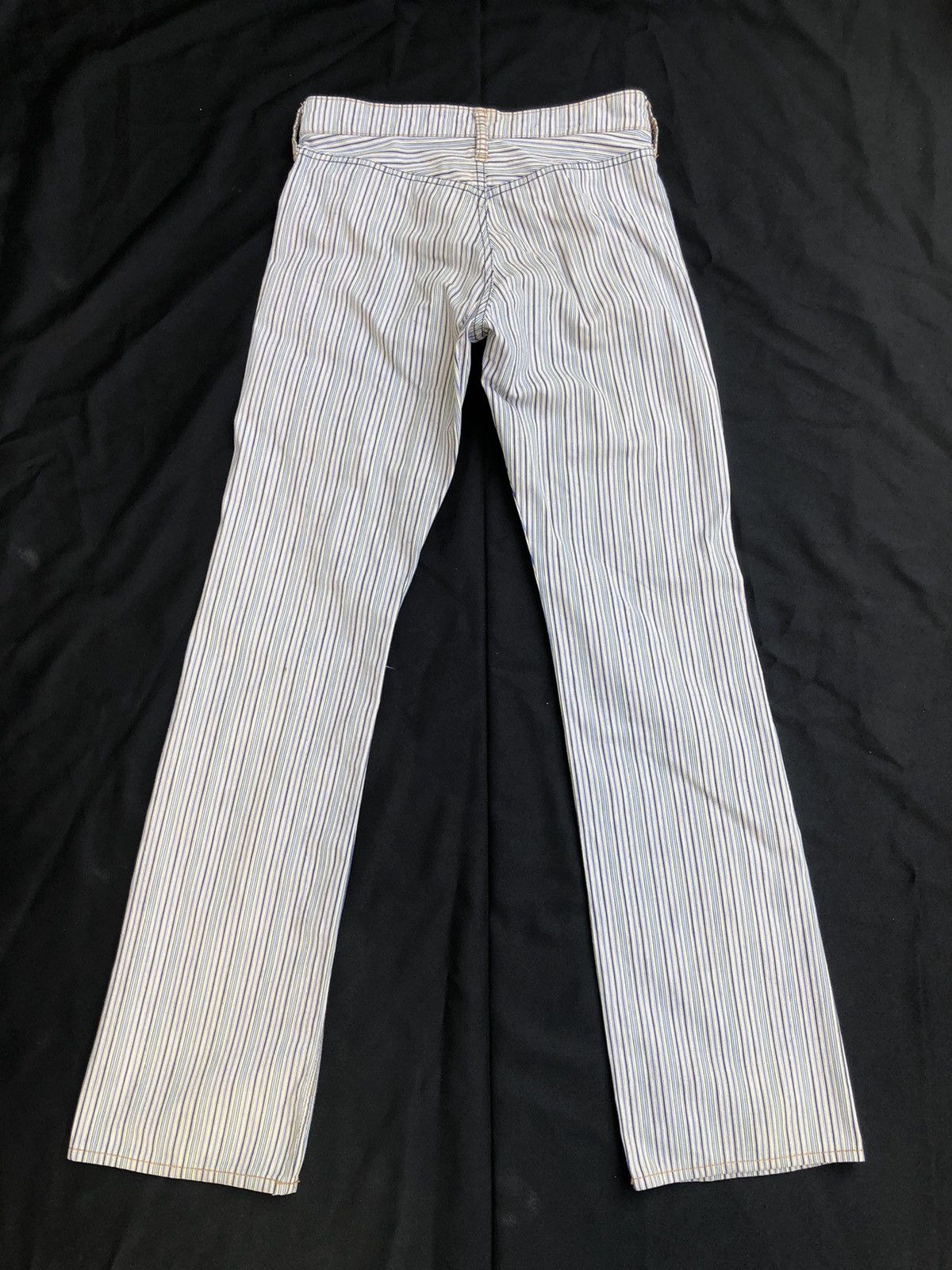 Vintage Japan Brand U.U Striped Cargo Bush Pant Flare Size US 30 / EU 46 - 2 Thumbnail