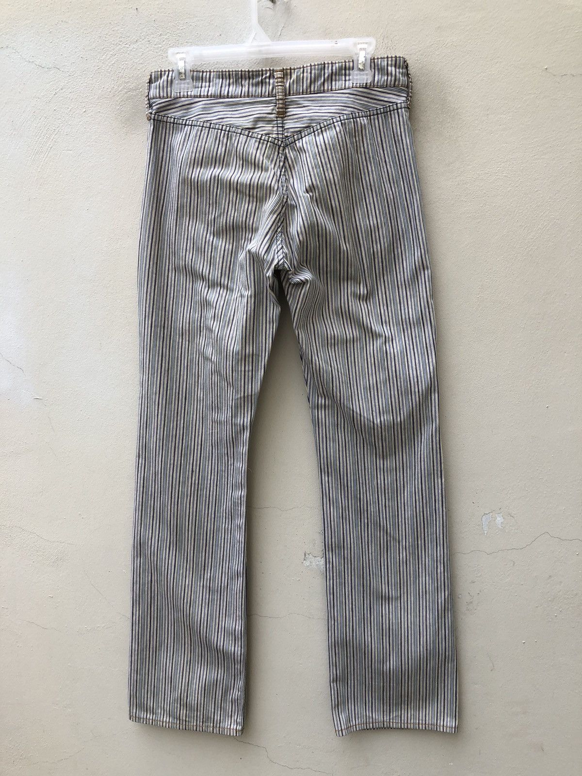 Vintage Japan Brand U.U Striped Cargo Bush Pant Flare Size US 30 / EU 46 - 14 Thumbnail