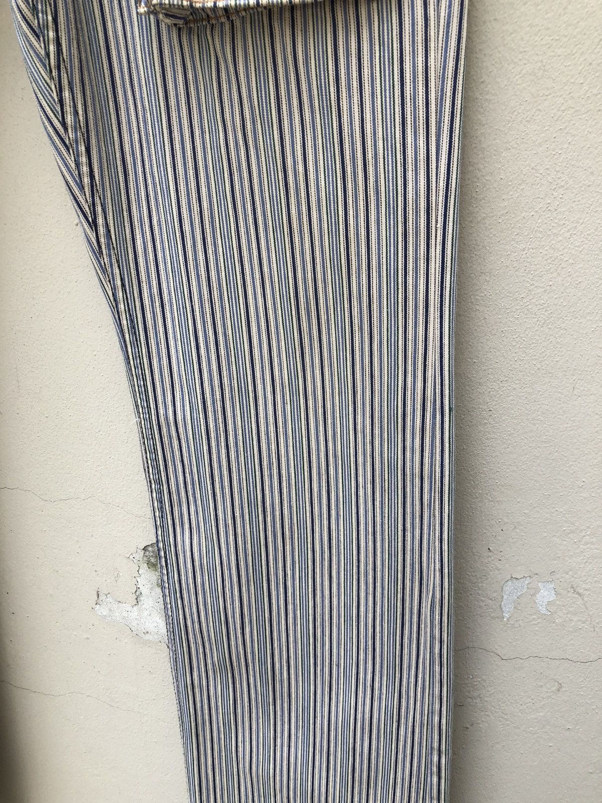 Vintage Japan Brand U.U Striped Cargo Bush Pant Flare Size US 30 / EU 46 - 12 Thumbnail