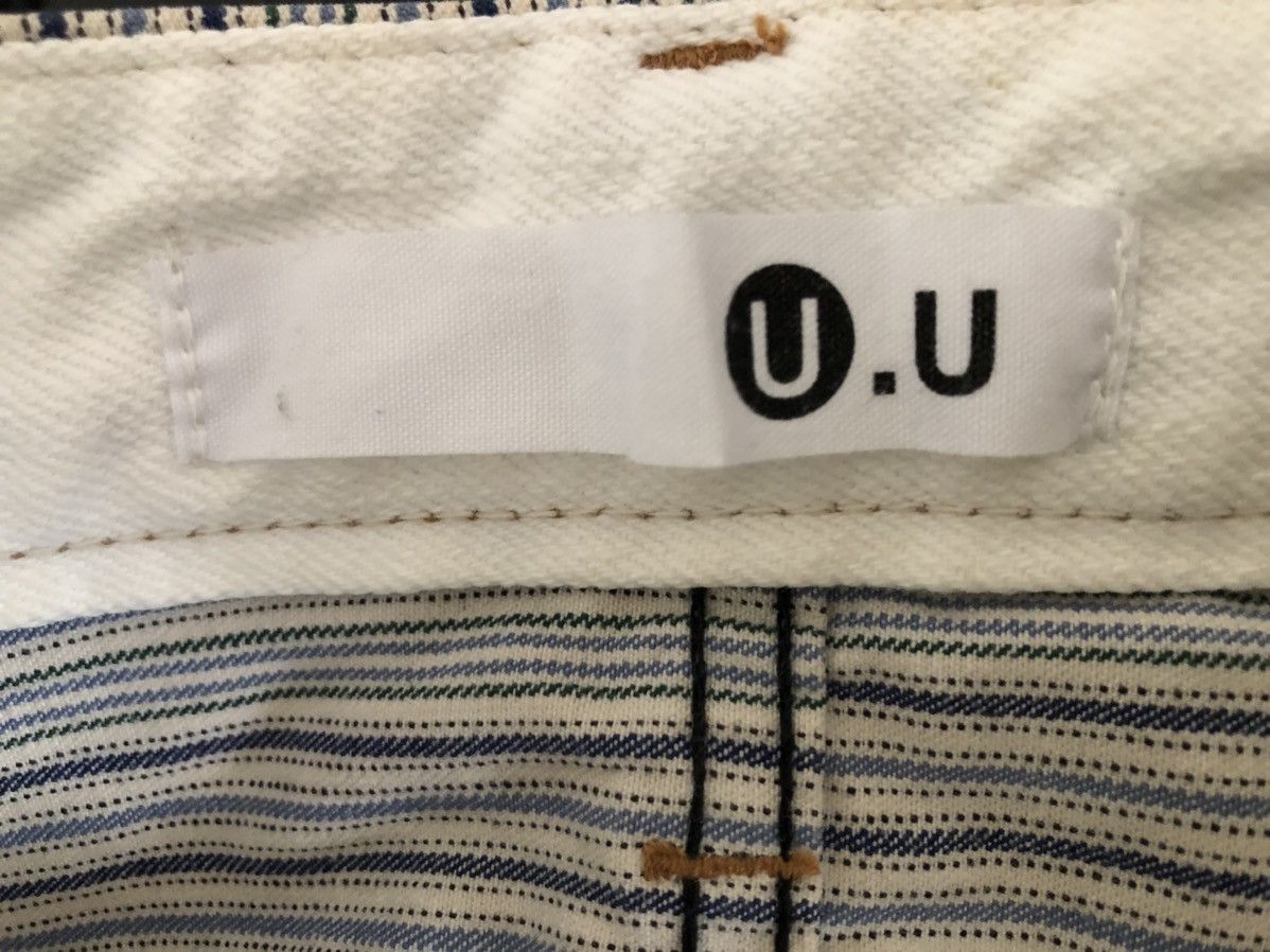 Vintage Japan Brand U.U Striped Cargo Bush Pant Flare Size US 30 / EU 46 - 21 Thumbnail