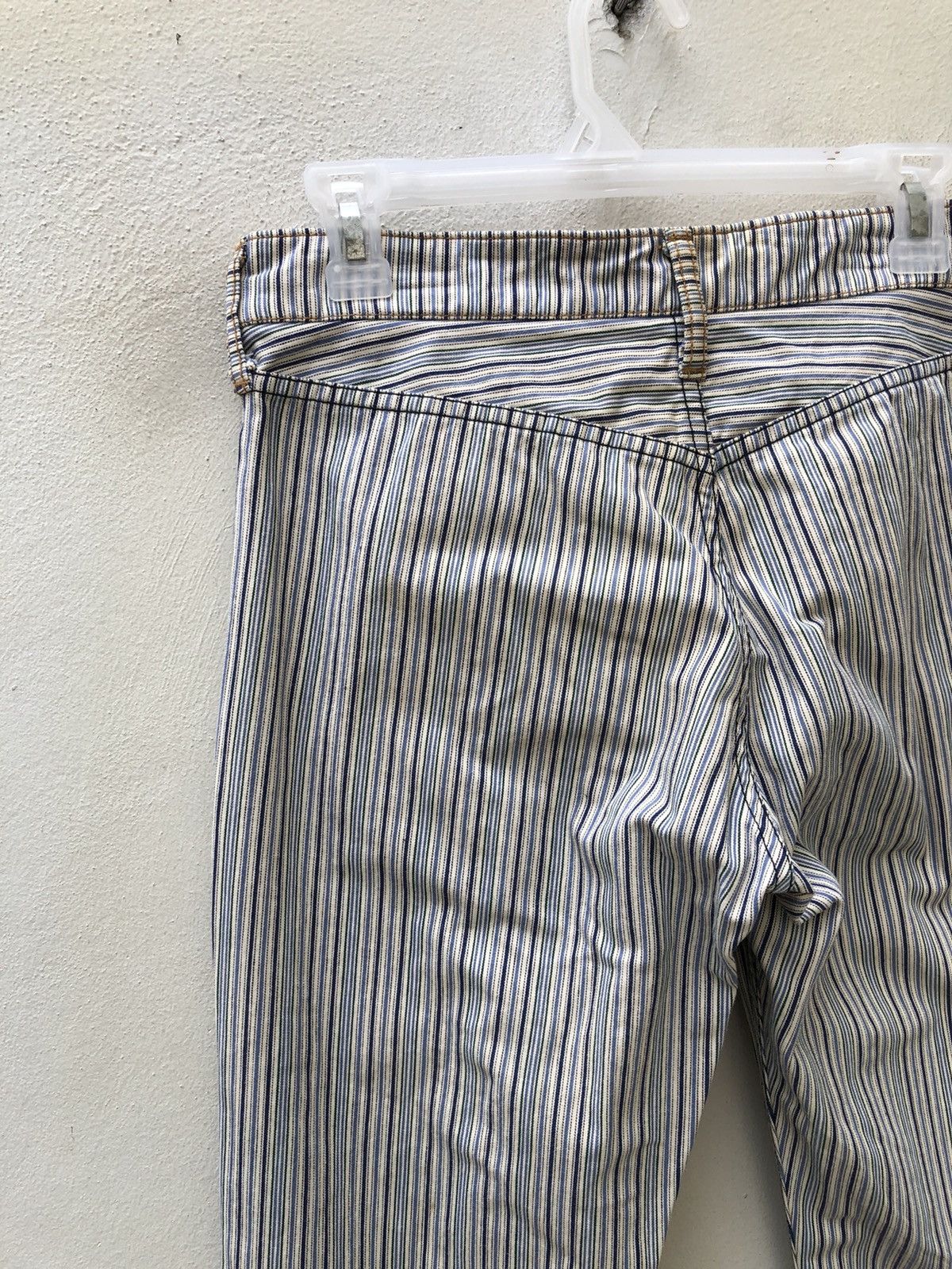Vintage Japan Brand U.U Striped Cargo Bush Pant Flare Size US 30 / EU 46 - 15 Thumbnail