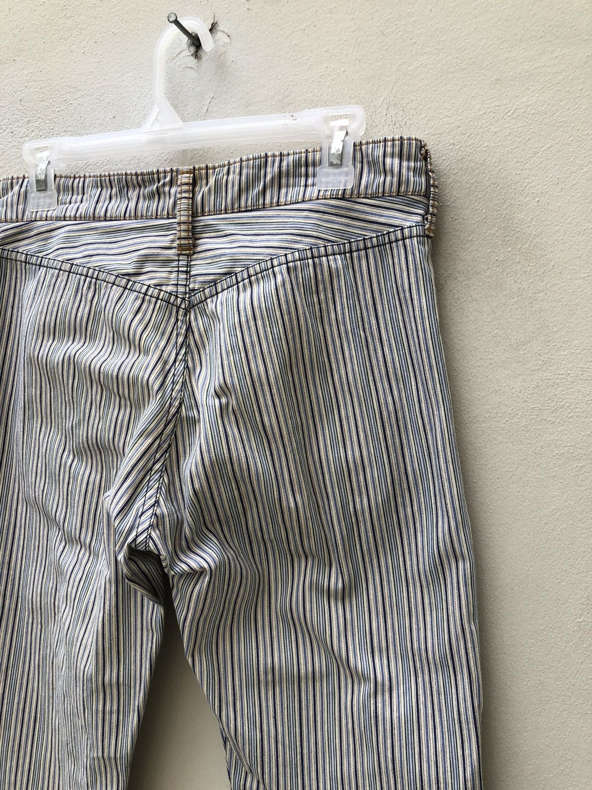 Vintage Japan Brand U.U Striped Cargo Bush Pant Flare Size US 30 / EU 46 - 18 Thumbnail