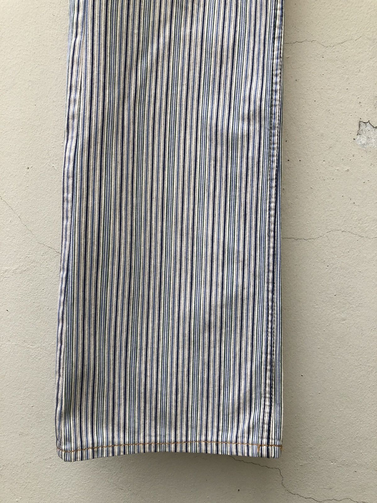 Vintage Japan Brand U.U Striped Cargo Bush Pant Flare Size US 30 / EU 46 - 10 Thumbnail