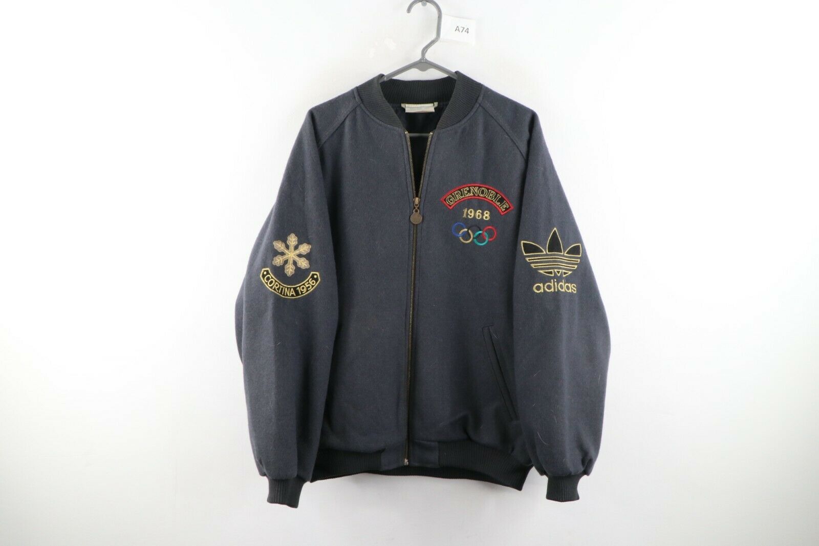 50's 60's vintage sportswear アワードジャケット 50年代 60年代 50s 60s ブラック 黒 | ビンテージ古着屋Feeet