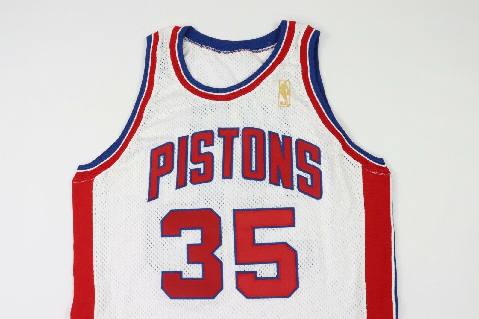 Champion × Vintage 90s Champion Detroit Pistons Stitched Gold Logo Jersey Size US L / EU 52-54 / 3 - 11 Thumbnail