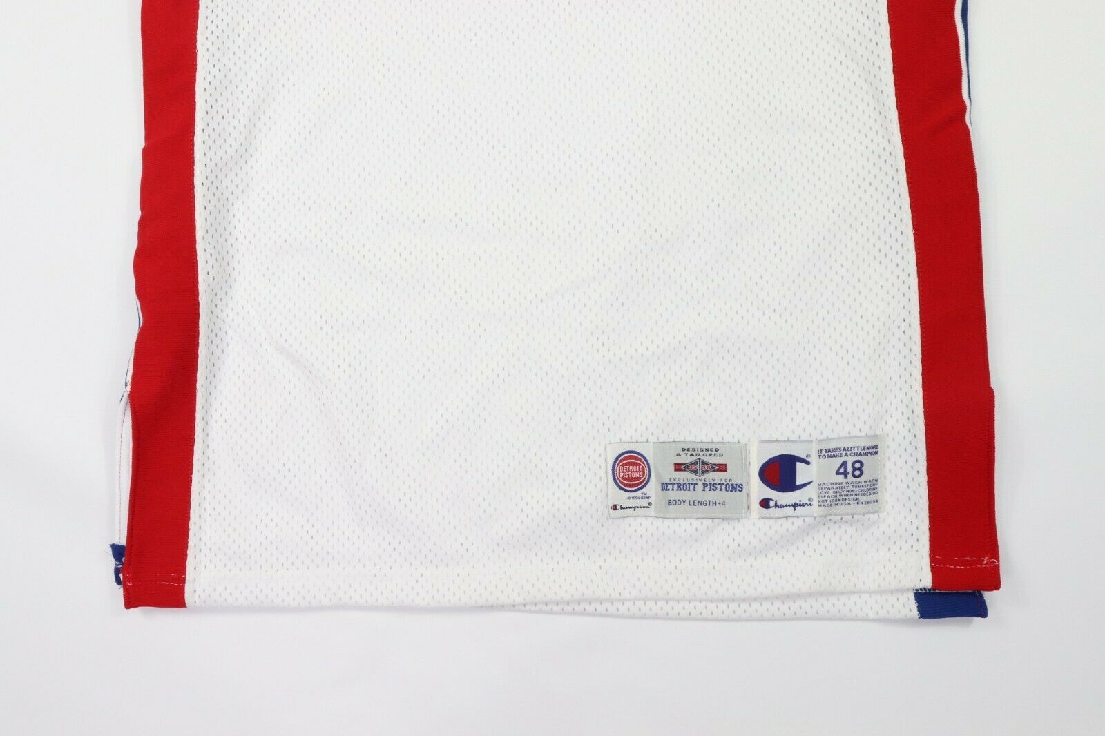 Champion × Vintage 90s Champion Detroit Pistons Stitched Gold Logo Jersey Size US L / EU 52-54 / 3 - 10 Thumbnail