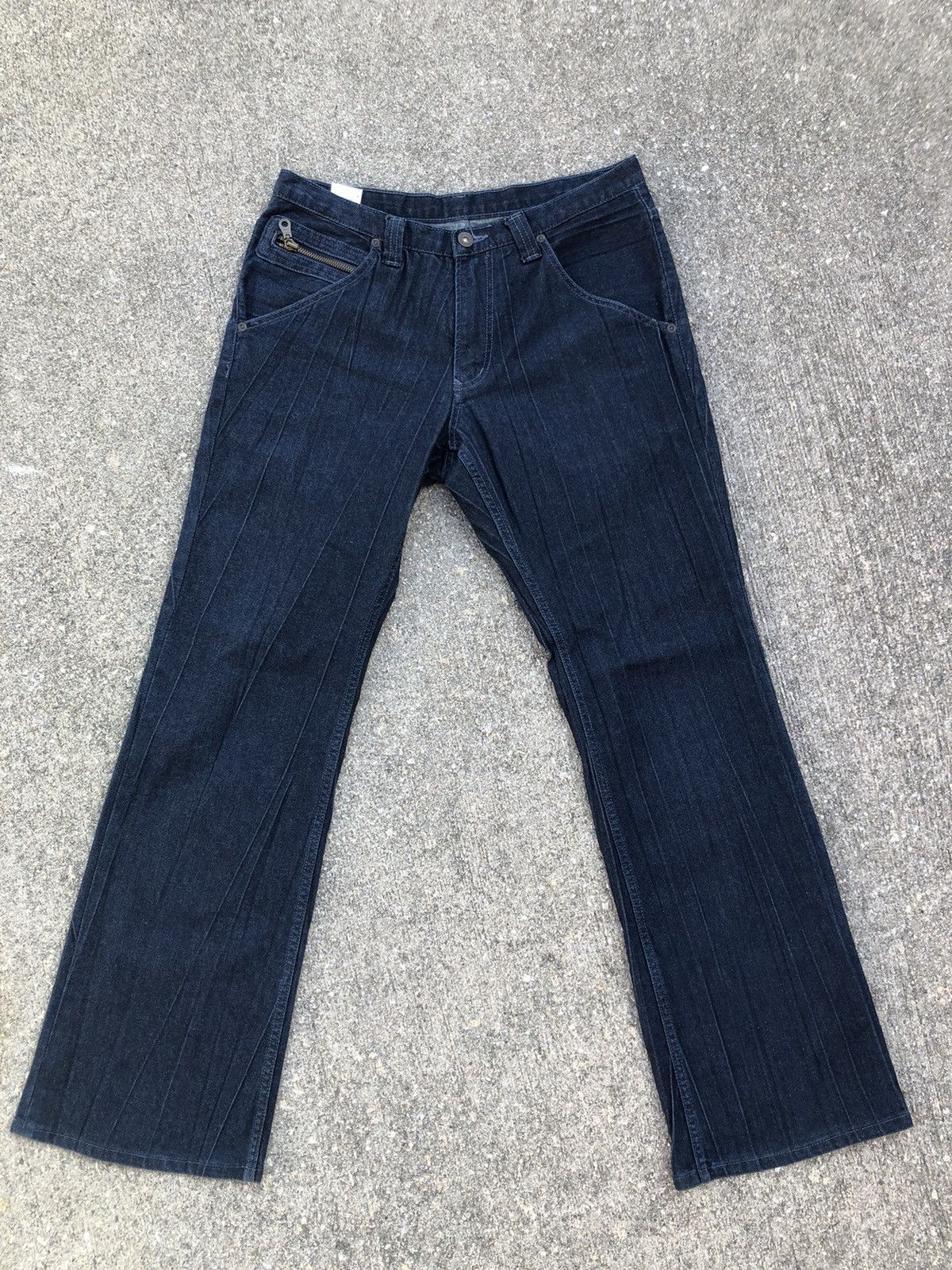 image of Vintage Men’S Tenoras Japan Denim Flare Jeans, Men's (Size 31)