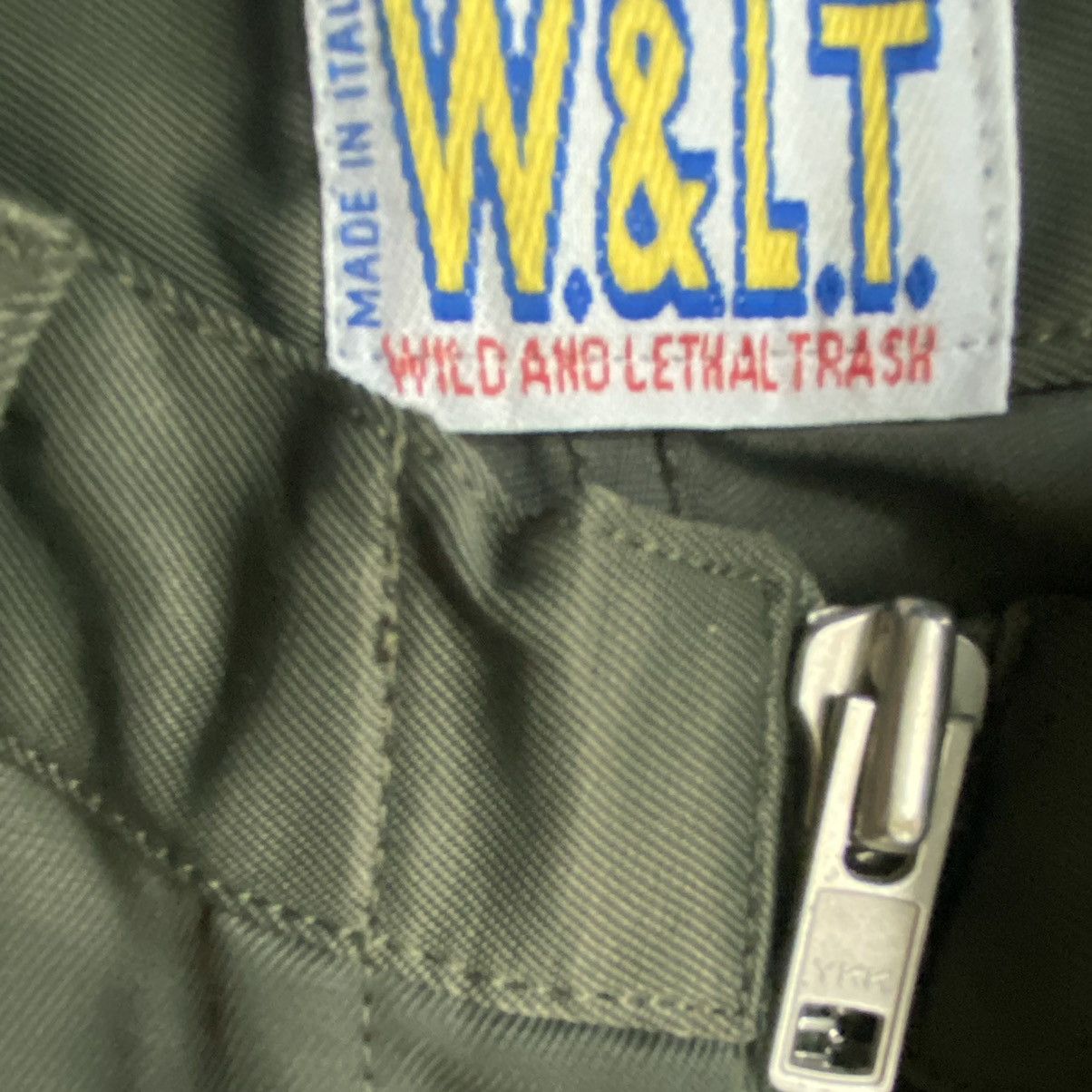 W&LT × Walter Van Beirendonck Vintage W&LT Green Nylon Pants Size US 32 / EU 48 - 5 Thumbnail
