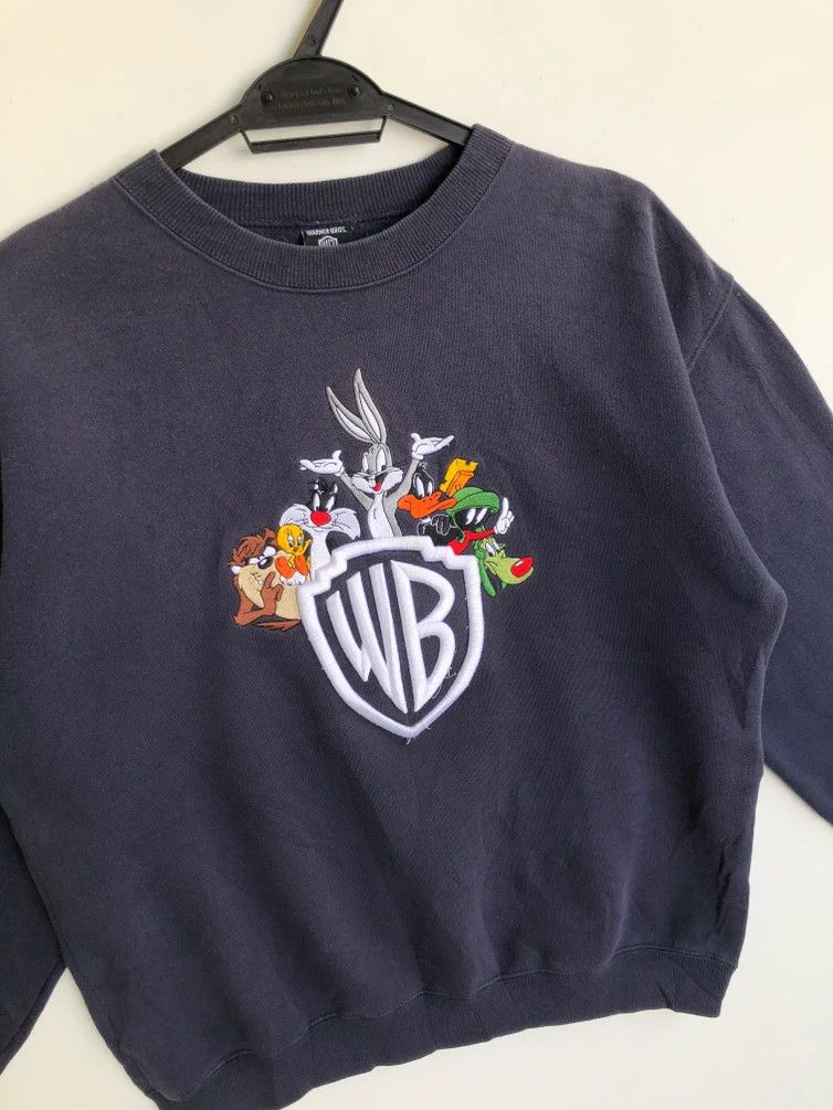 Vintage RARE🔥MADE IN MALAYSIA 1997 WARNER BROS LOOSE SWEATSHIRT Size US S / EU 44-46 / 1 - 3 Thumbnail