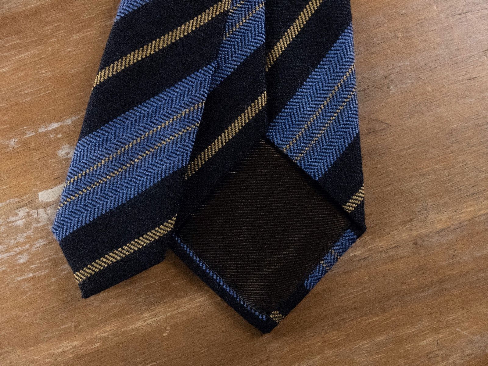Church's CHURCH'S Churchs England blue striped wool tie authentic Size ONE SIZE - 4 Thumbnail