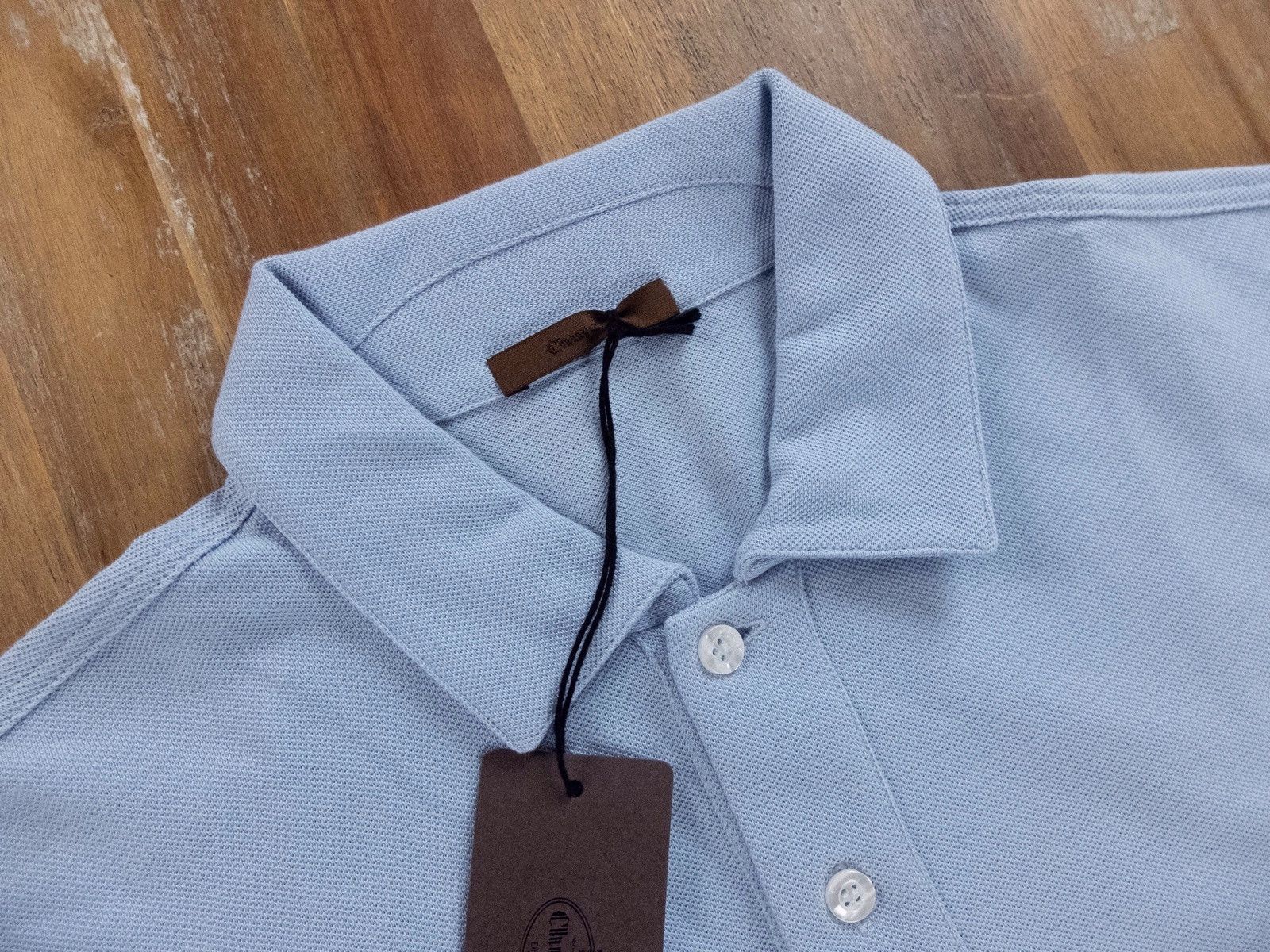 Church's CHURCH'S Churchs England light blue cotton polo shirt Small Size US S / EU 44-46 / 1 - 2 Thumbnail