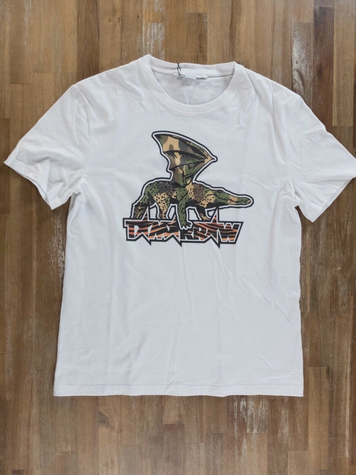 Other STELLA MCCARTNEY men white organic cotton Tomorrow t-shirt Size US L / EU 52-54 / 3 - 2 Thumbnail