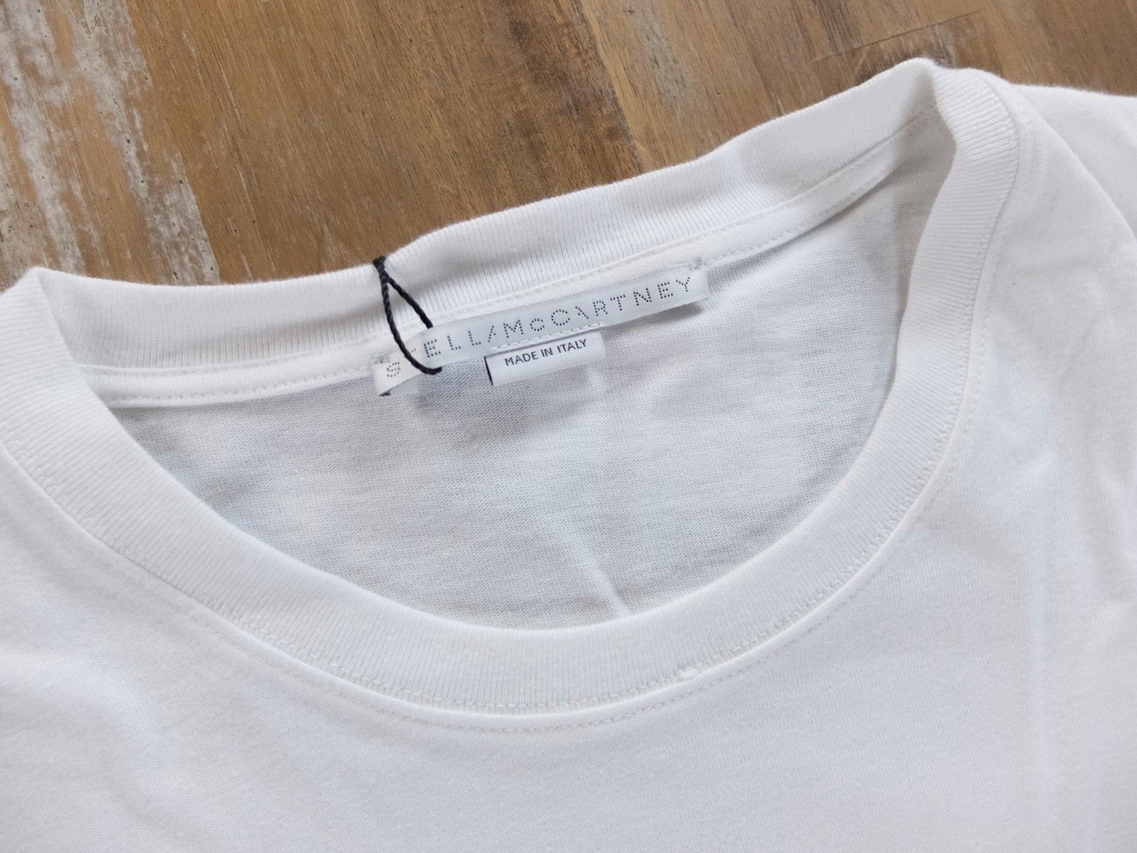 Other STELLA MCCARTNEY men white organic cotton Tomorrow t-shirt Size US L / EU 52-54 / 3 - 3 Thumbnail