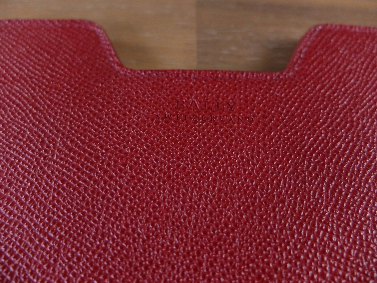 Bally BALLY red leather iPad tablet slipcase case holder authentic Size ONE SIZE - 2 Thumbnail
