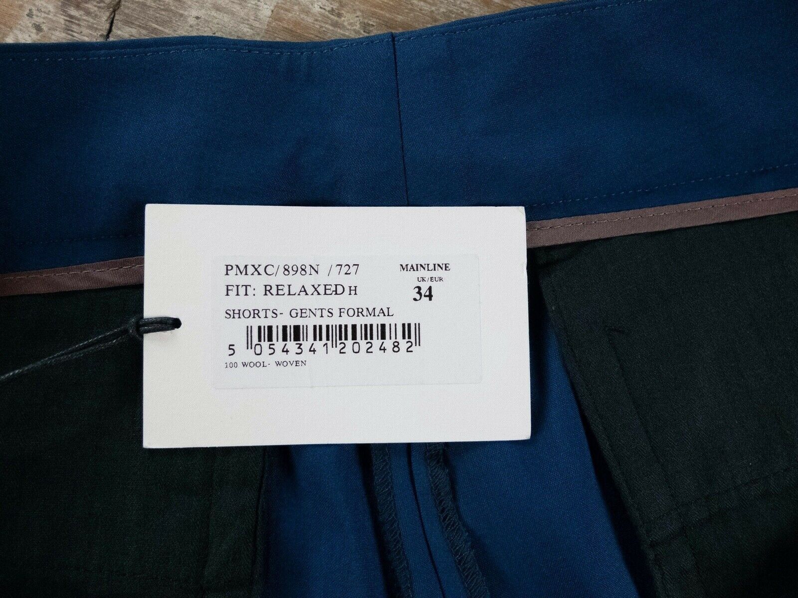 Paul Smith PAUL SMITH pleated blue wool shorts authentic - 34 US - NWT Size US 34 / EU 50 - 8 Thumbnail
