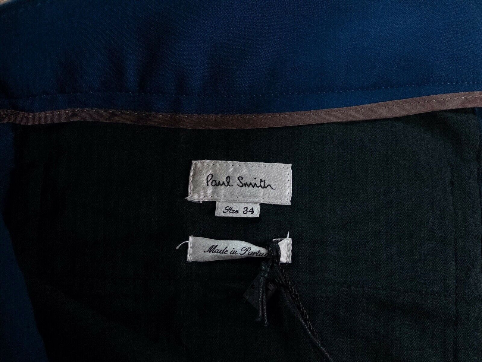Paul Smith PAUL SMITH pleated blue wool shorts authentic - 34 US - NWT Size US 34 / EU 50 - 7 Thumbnail