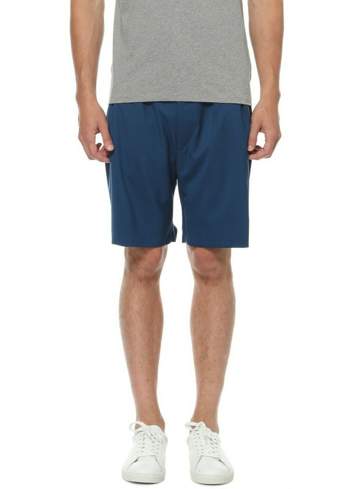 Paul Smith PAUL SMITH pleated blue wool shorts authentic - 34 US - NWT Size US 34 / EU 50 - 2 Thumbnail