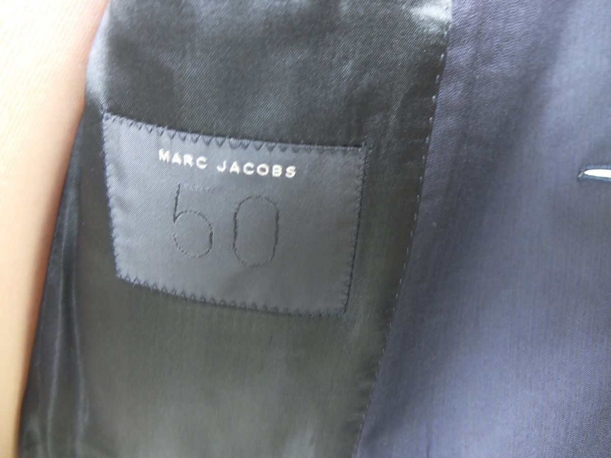 Marc Jacobs MARC JACOBS dark navy blue wool blazer jacket 40 US / 50 IT Size 40R - 7 Thumbnail