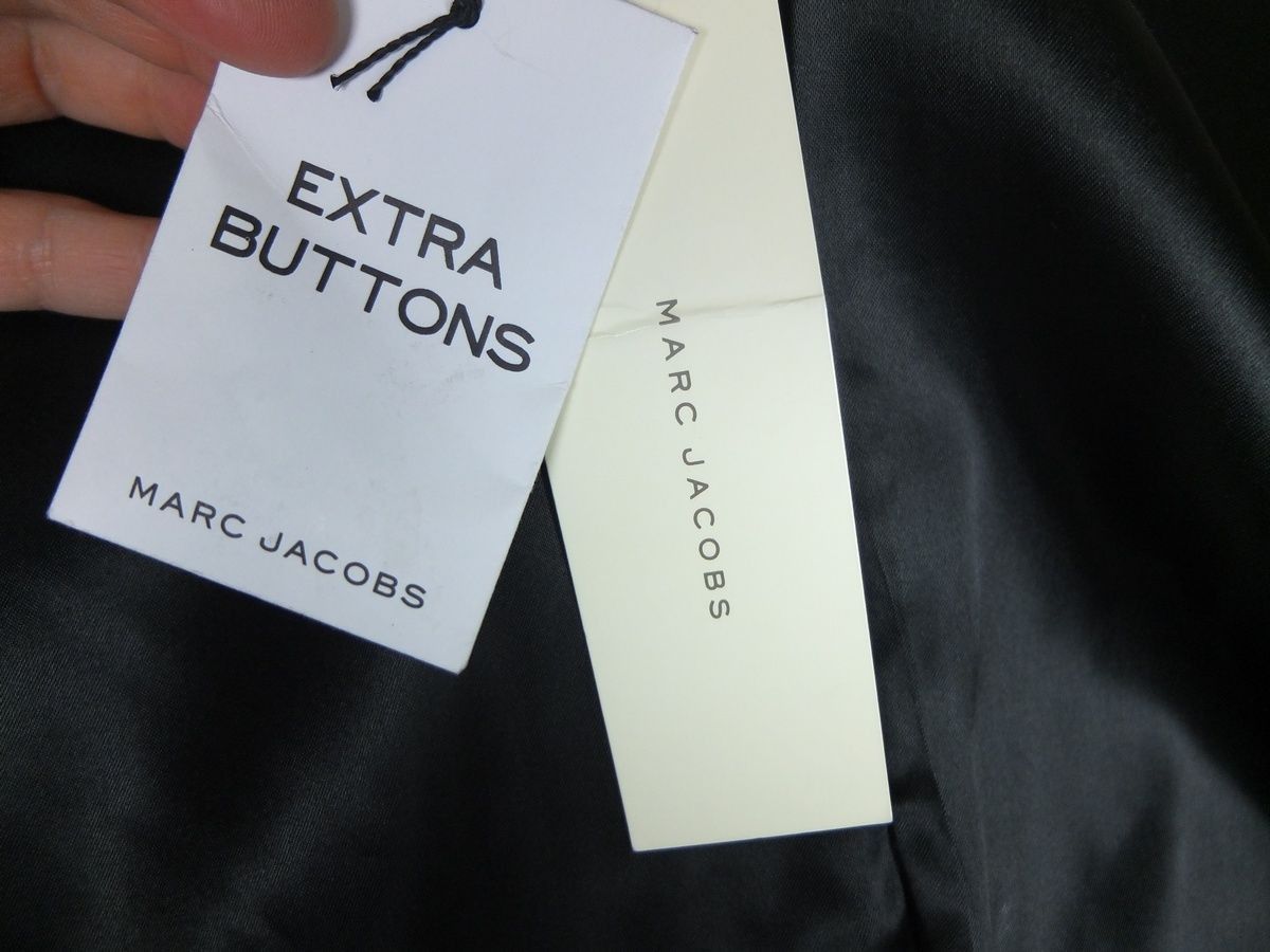 Marc Jacobs MARC JACOBS dark navy blue wool blazer jacket 40 US / 50 IT Size 40R - 10 Thumbnail