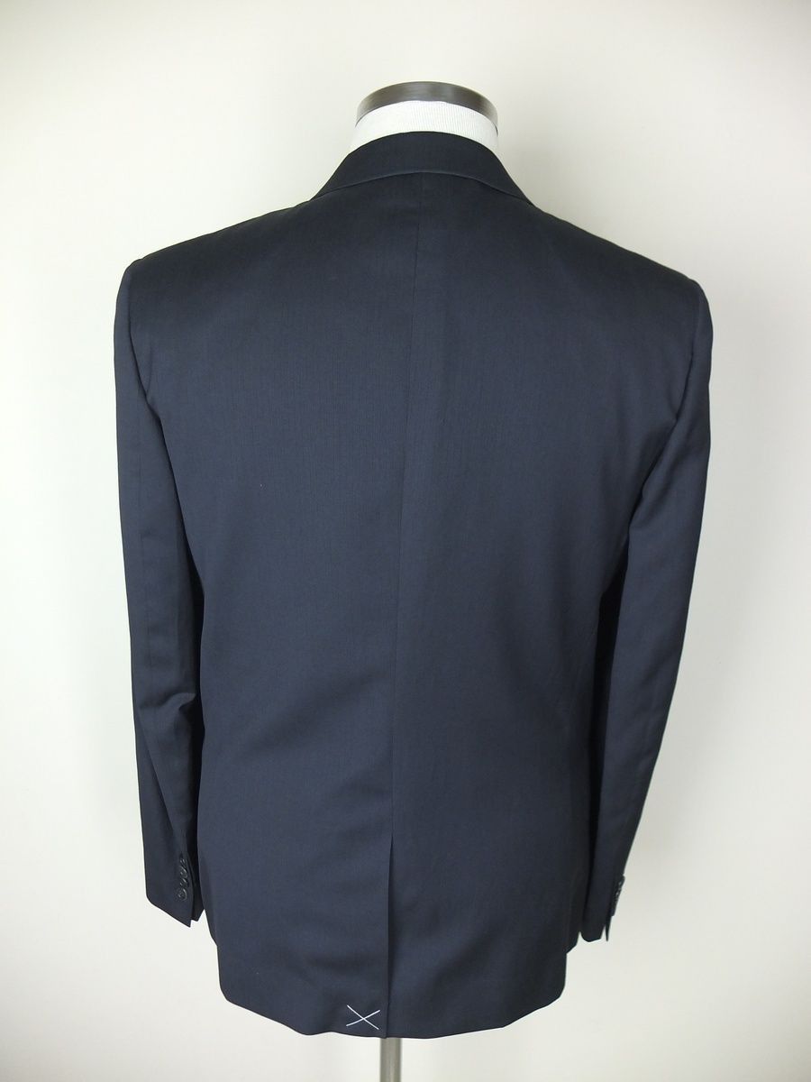 Marc Jacobs MARC JACOBS dark navy blue wool blazer jacket 40 US / 50 IT Size 40R - 5 Thumbnail