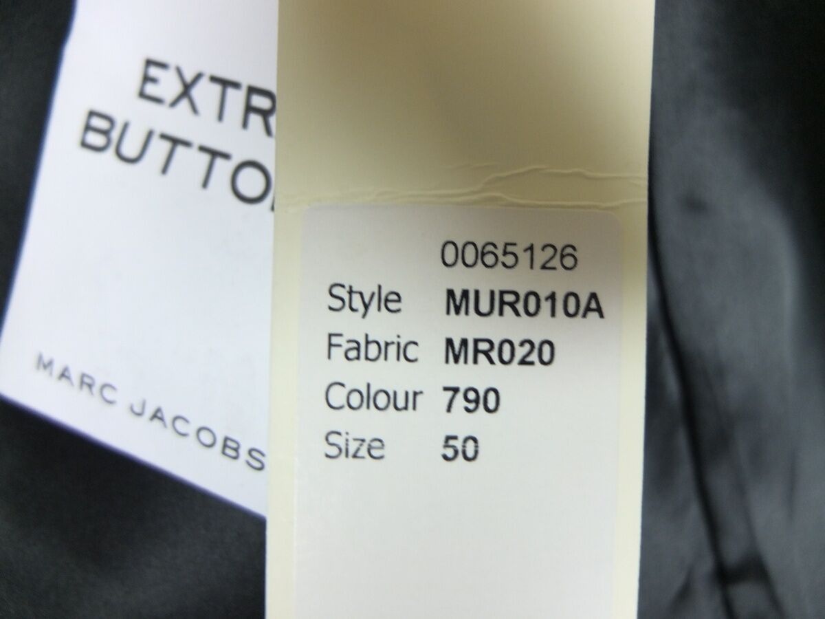 Marc Jacobs MARC JACOBS dark navy blue wool blazer jacket 40 US / 50 IT Size 40R - 11 Thumbnail
