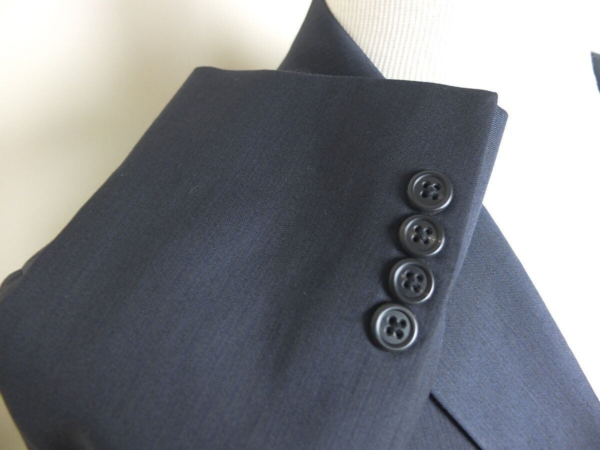 Marc Jacobs MARC JACOBS dark navy blue wool blazer jacket 40 US / 50 IT Size 40R - 4 Thumbnail