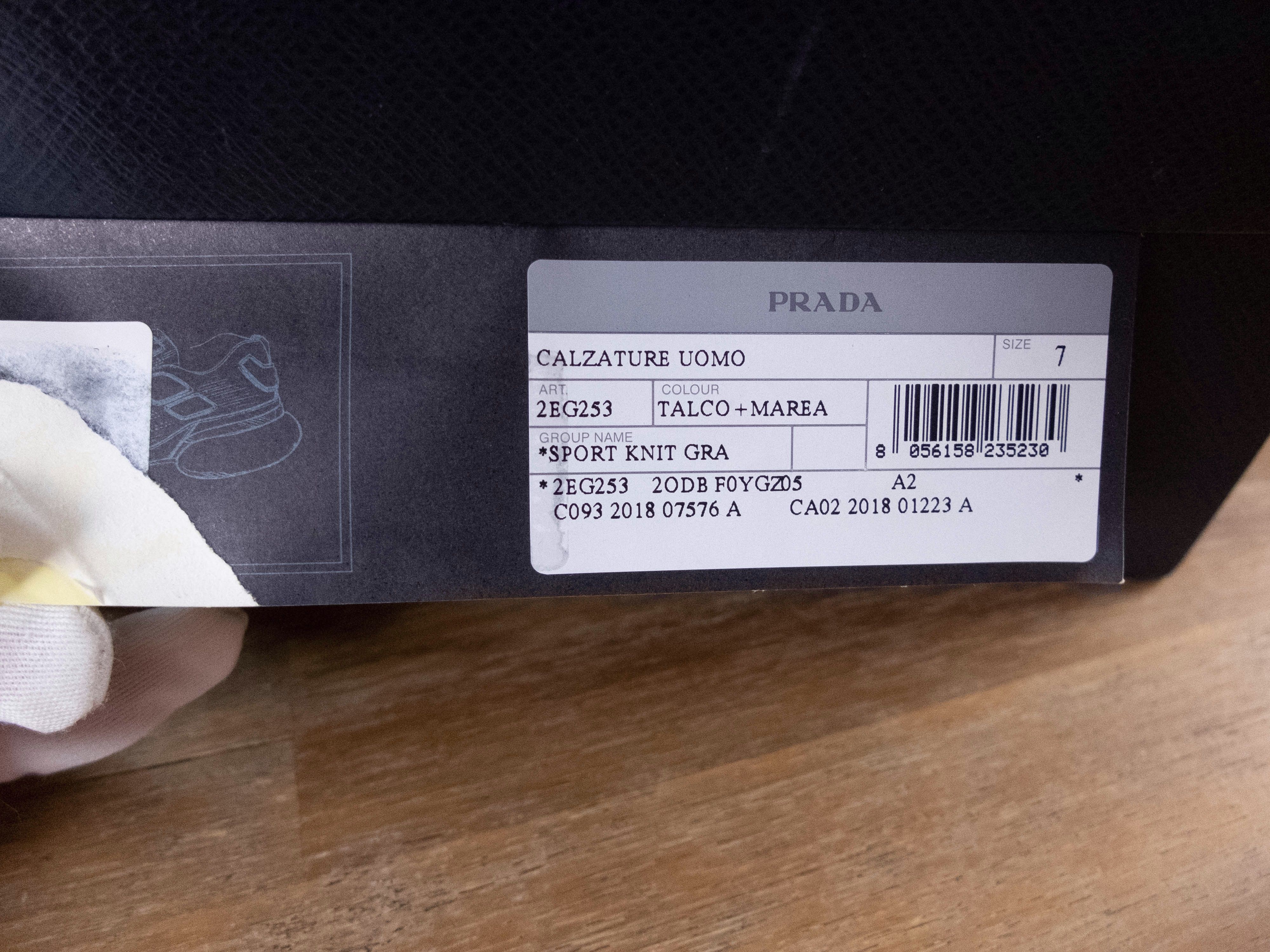 Prada $765 PRADA white blue Cloudbust sneakers - 8 US / 41 / 7 UK Size US 8 / EU 41 - 10 Thumbnail