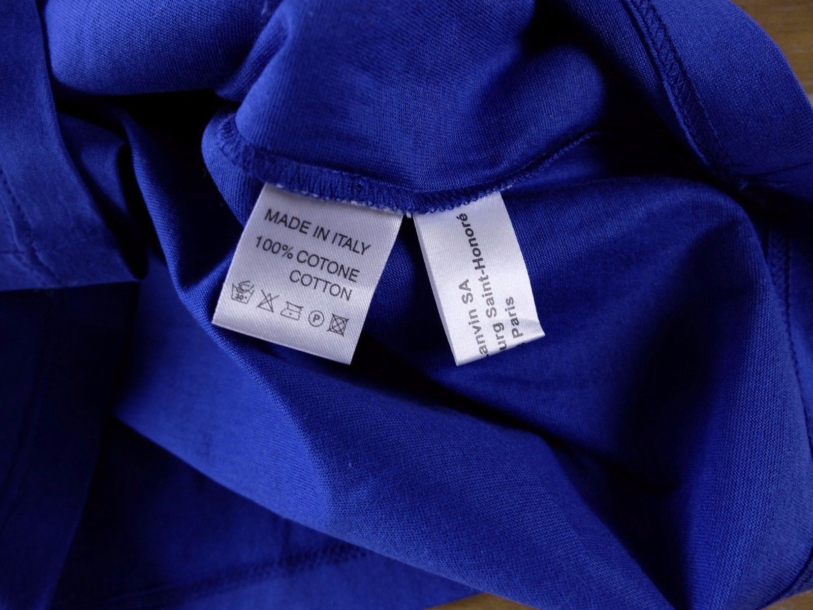 Lanvin LANVIN Paris blue logo t-shirt authentic - Size XS - NWT Size US XS / EU 42 / 0 - 5 Thumbnail