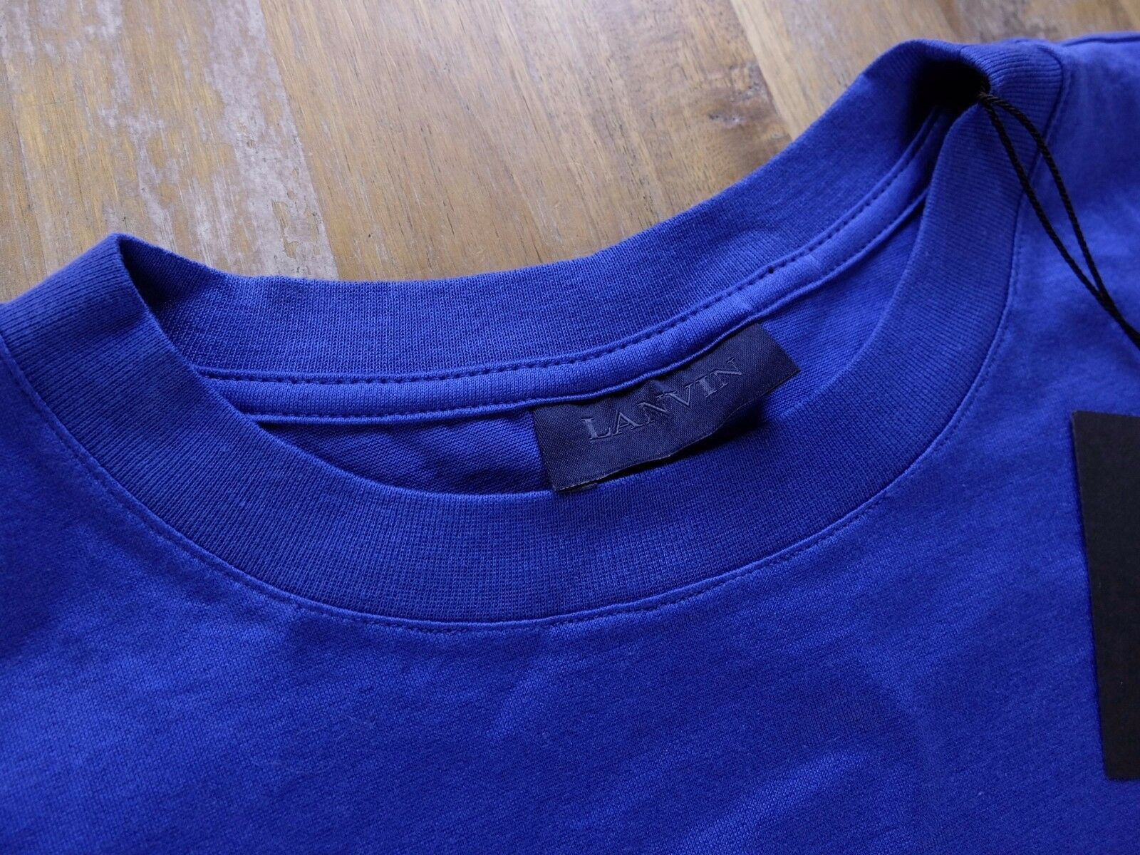 Lanvin LANVIN Paris blue logo t-shirt authentic - Size XS - NWT Size US XS / EU 42 / 0 - 2 Thumbnail