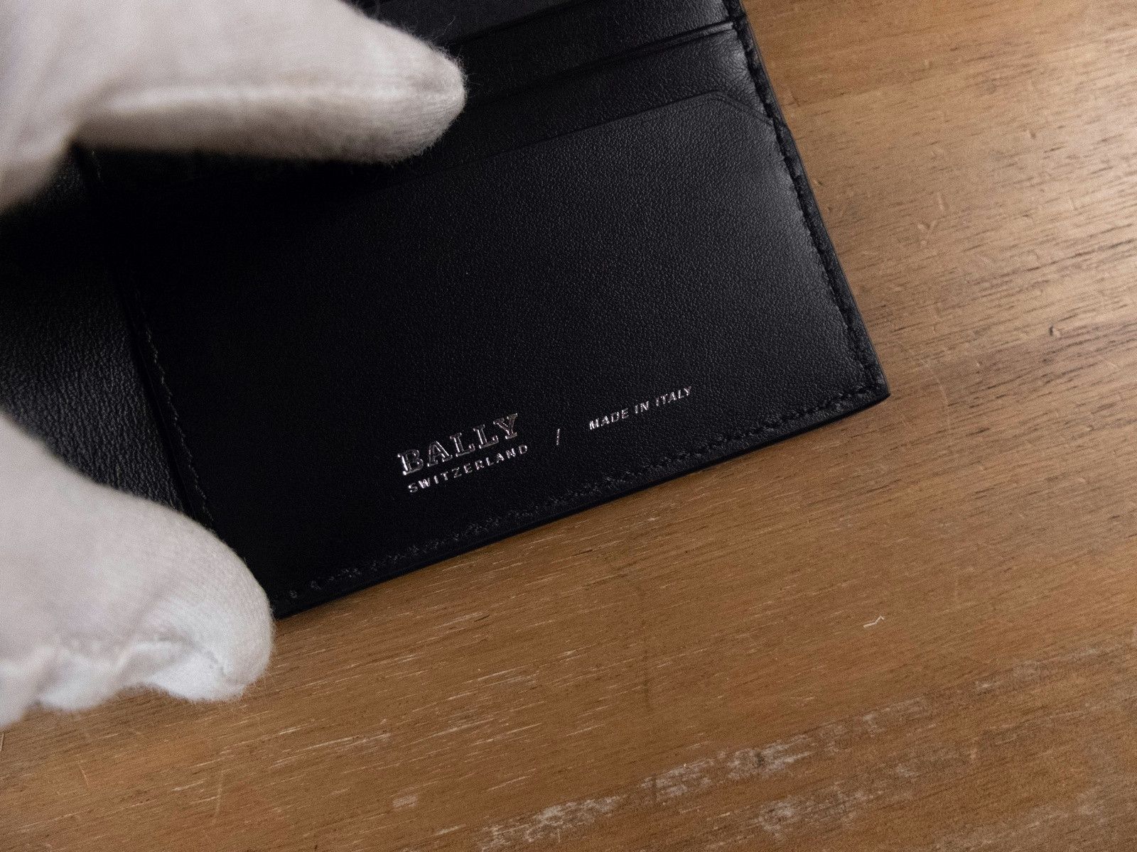 Bally BALLY Vita-Parcours black leather bifold wallet authentic Size ONE SIZE - 4 Thumbnail