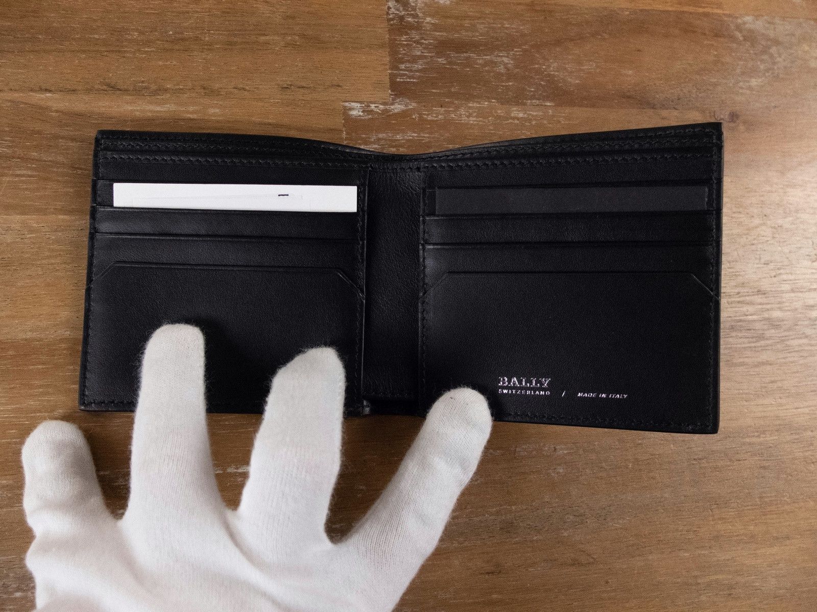 Bally BALLY Vita-Parcours black leather bifold wallet authentic Size ONE SIZE - 3 Thumbnail