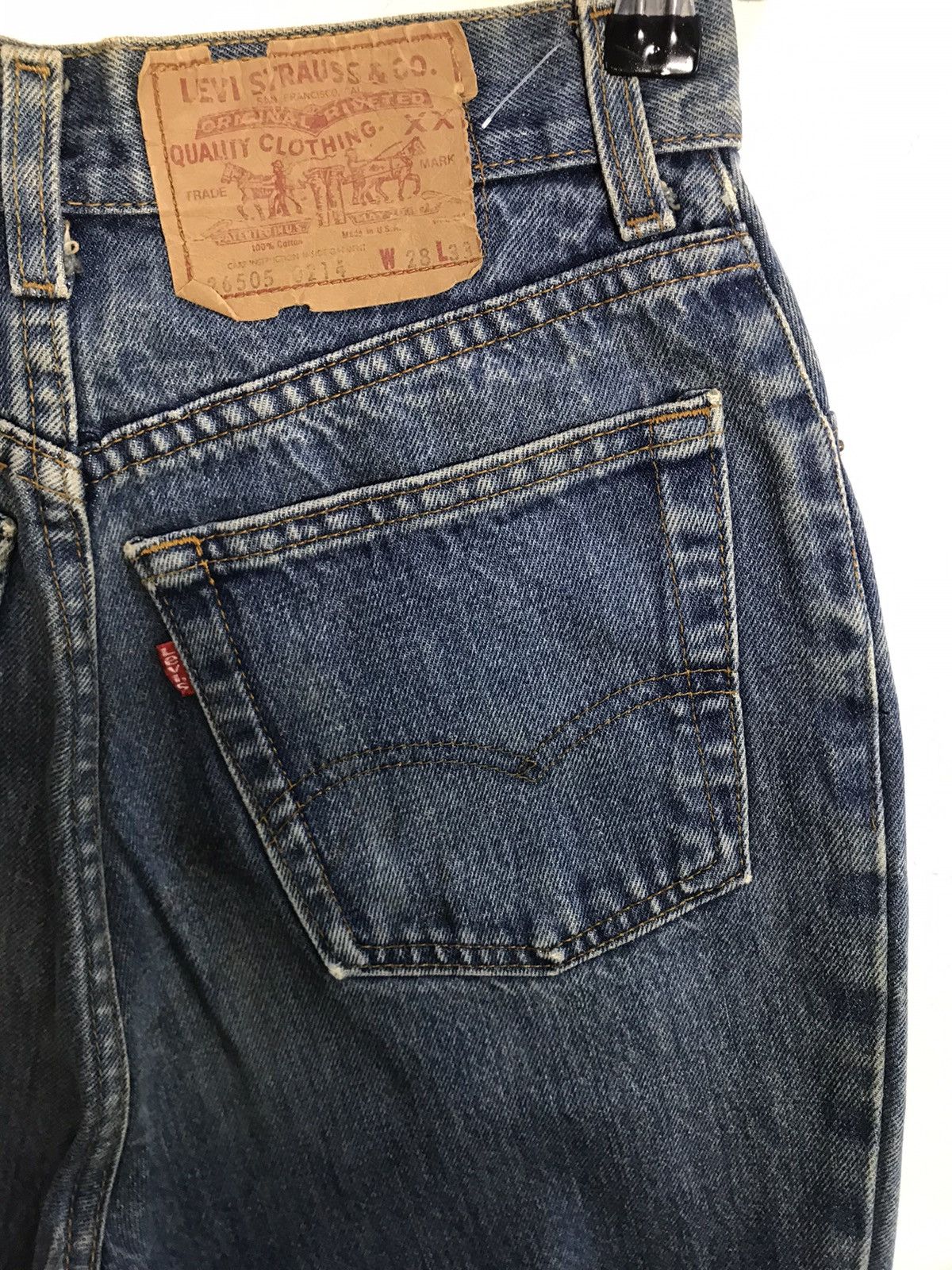 Levi's Vintage Clothing Vintage 80s Levi's USA 505 Denim Jeans Women Girl Junior Size 26" / US 2 / IT 38 - 3 Thumbnail
