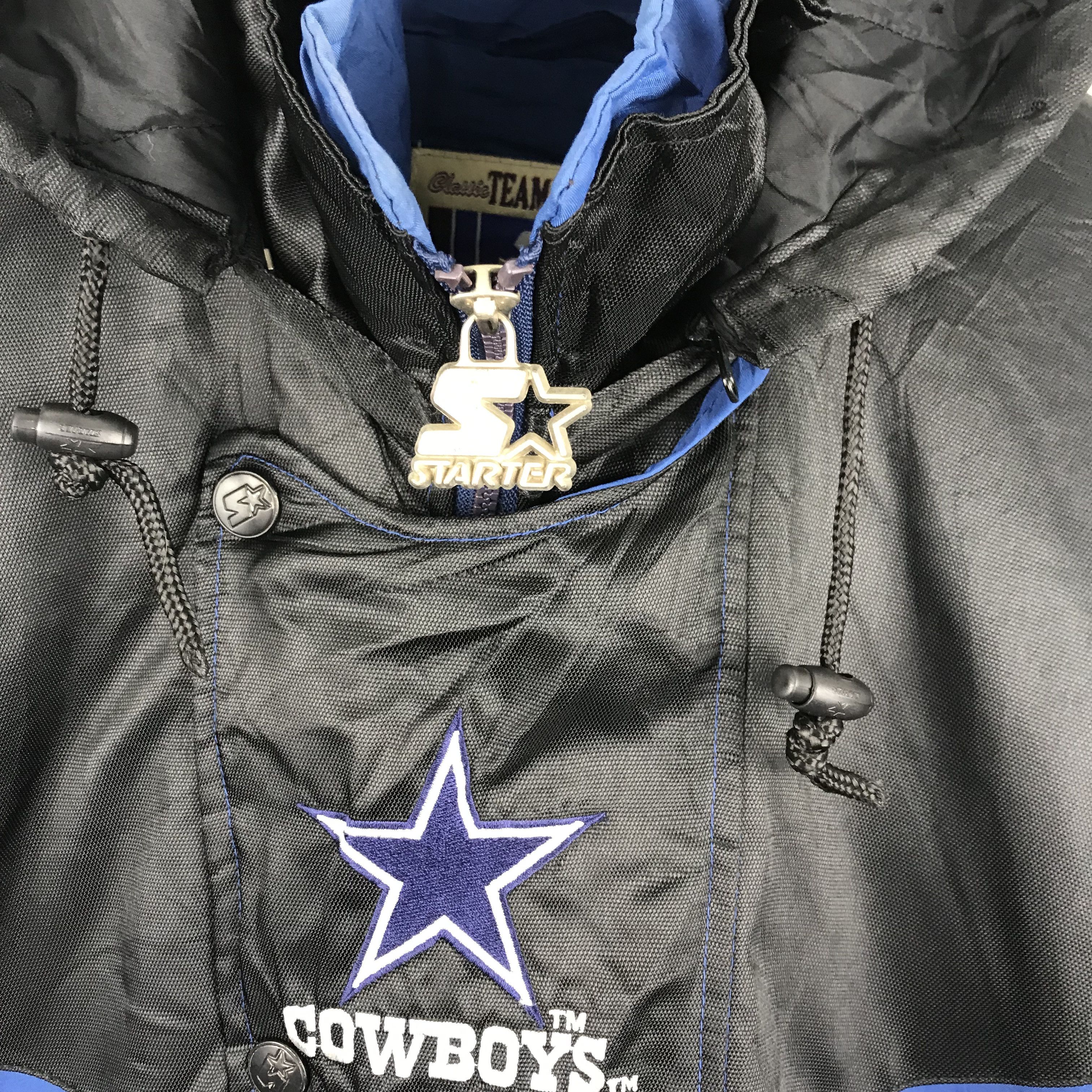 NFL × Starter Z241 VTG RARE! COWBOYS STARTER NFL HYBRID JACKET Size US L / EU 52-54 / 3 - 3 Thumbnail