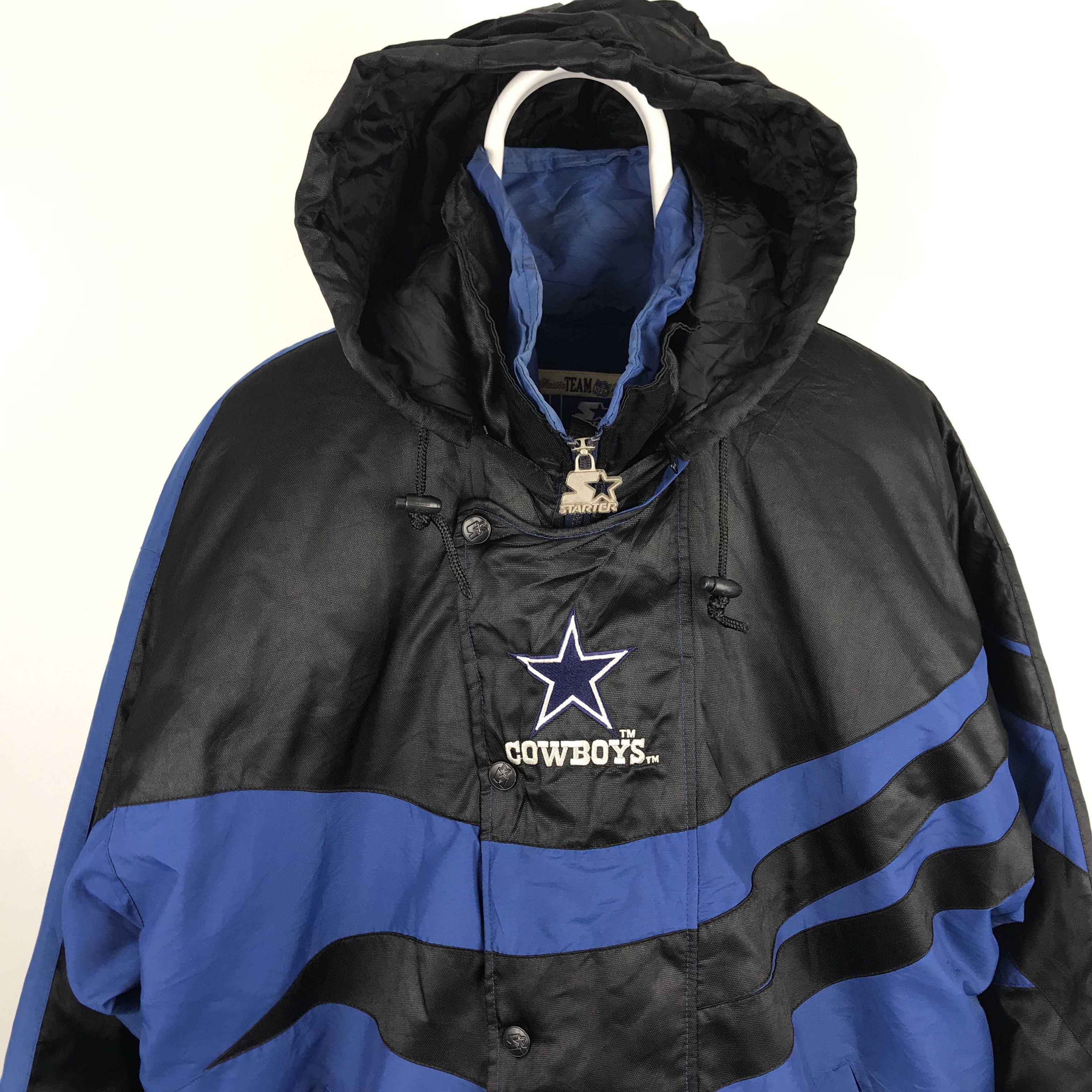 NFL × Starter Z241 VTG RARE! COWBOYS STARTER NFL HYBRID JACKET Size US L / EU 52-54 / 3 - 2 Thumbnail
