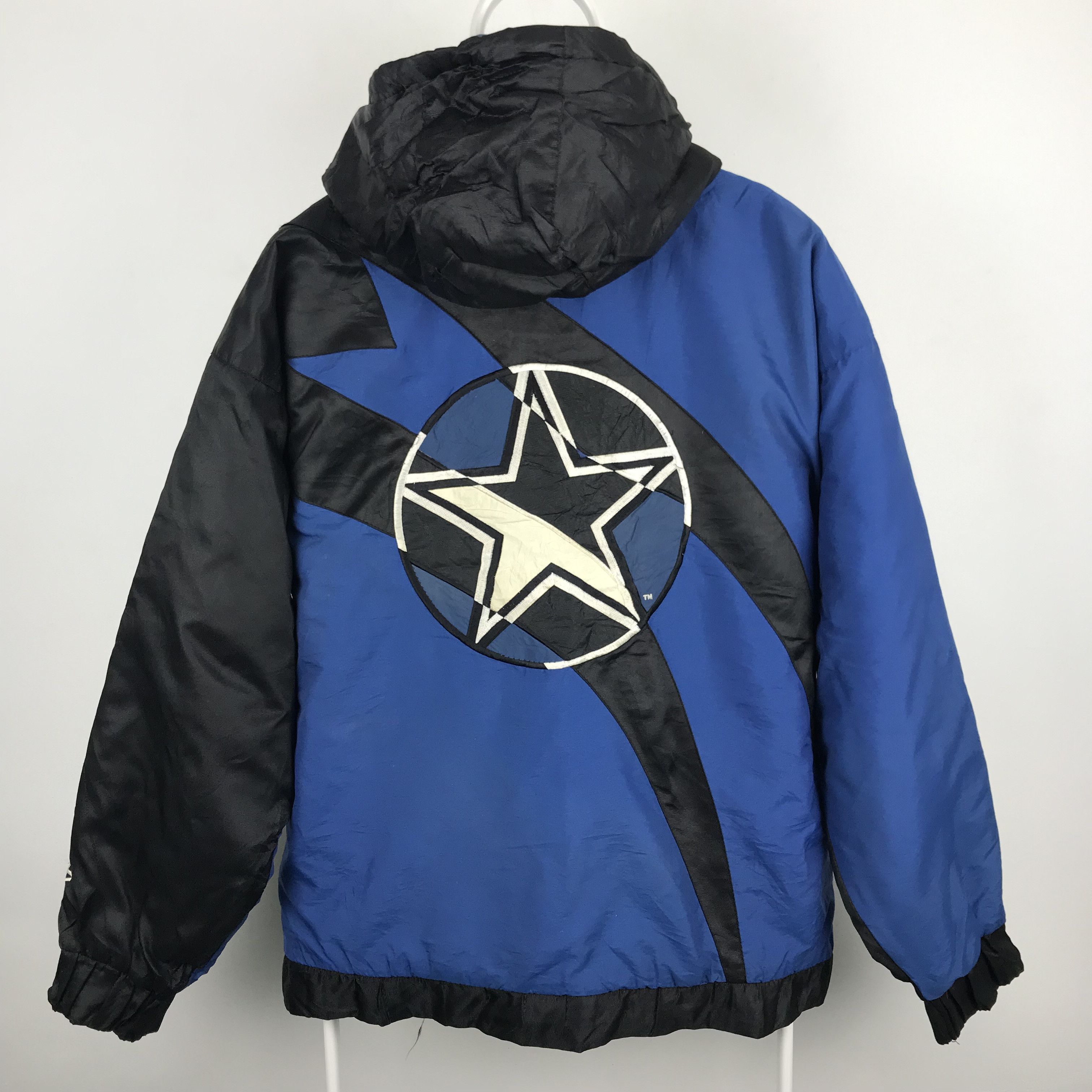 NFL × Starter Z241 VTG RARE! COWBOYS STARTER NFL HYBRID JACKET Size US L / EU 52-54 / 3 - 7 Thumbnail